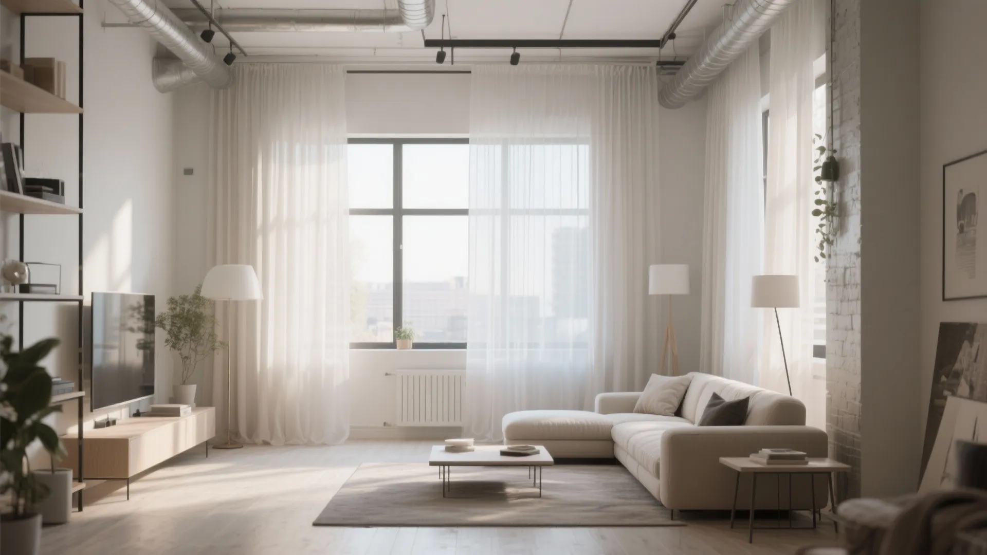 1. Floor-to-Ceiling Sheer Layers