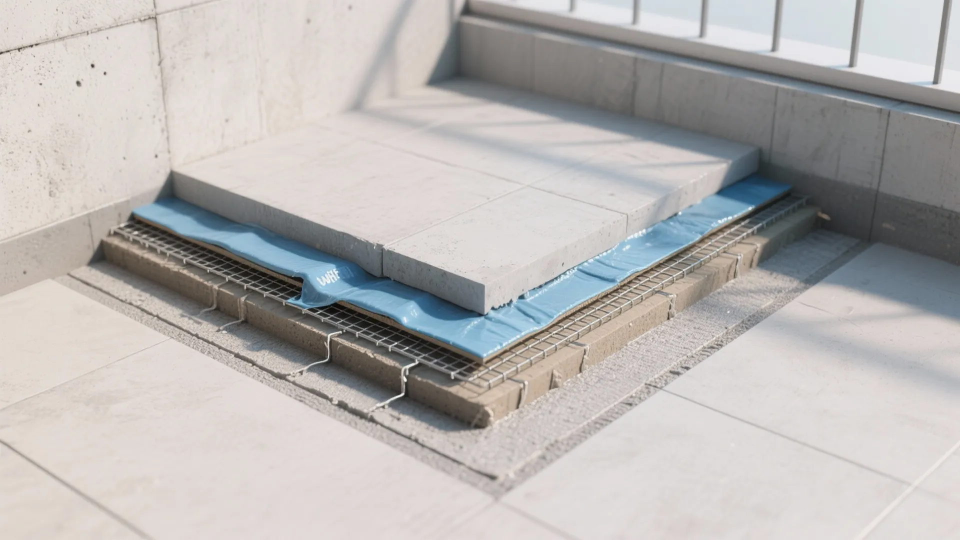 Seamless microcement flooring for a calm, modern base