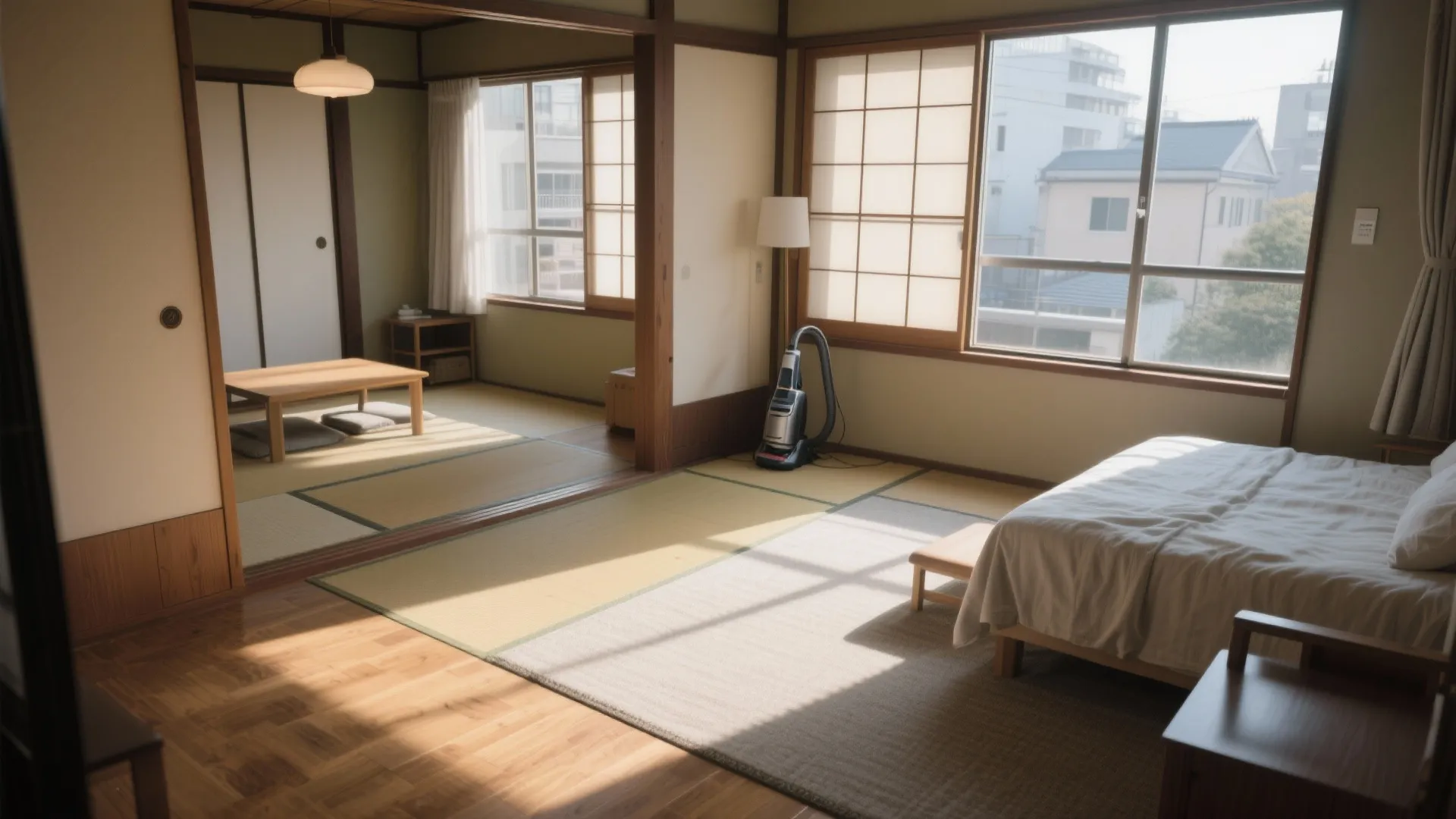 床と時間帯の相性：フローリング・畳・カーペットで静音が変わる