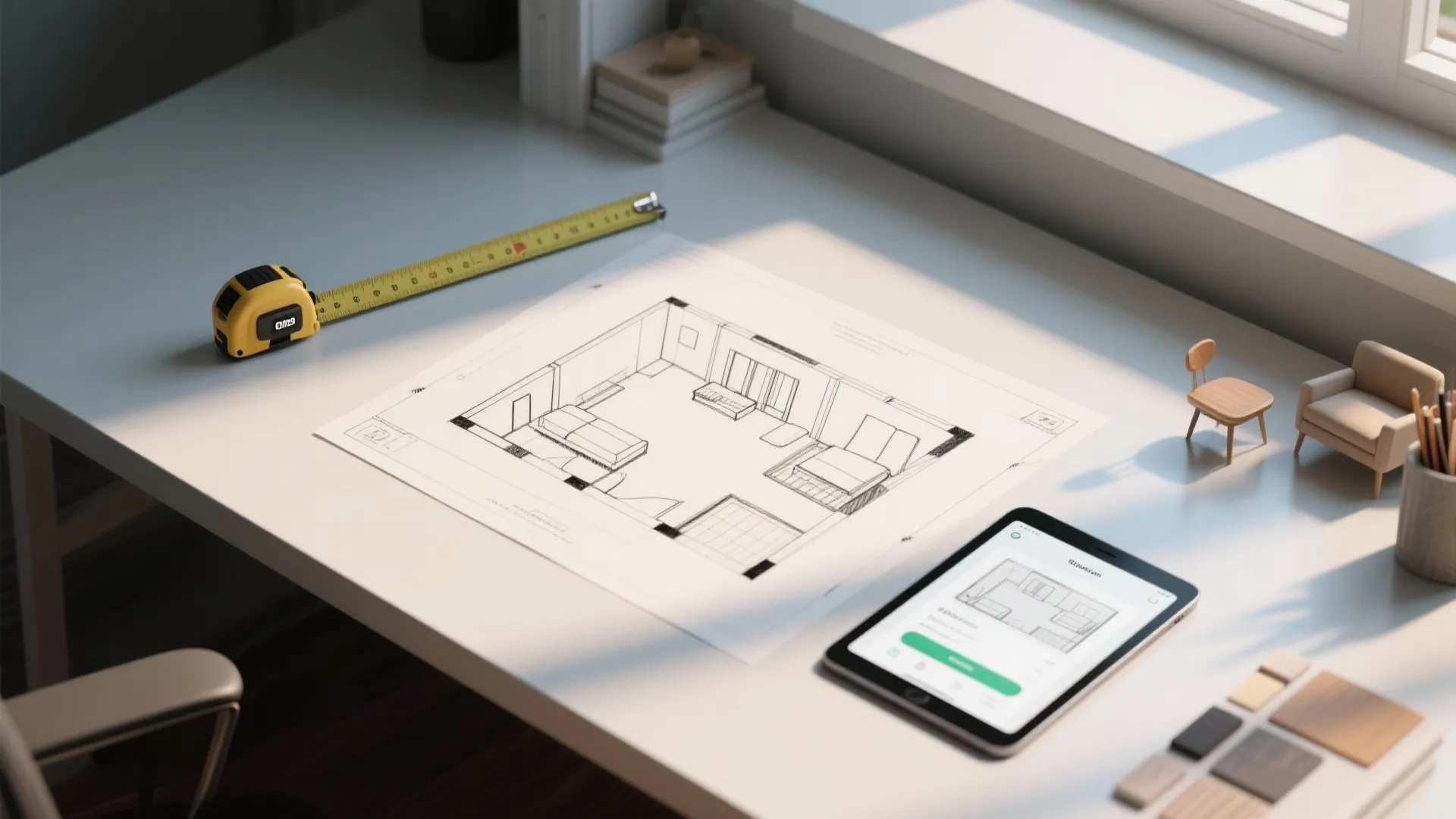 Finding layouts and visualizing small spaces
