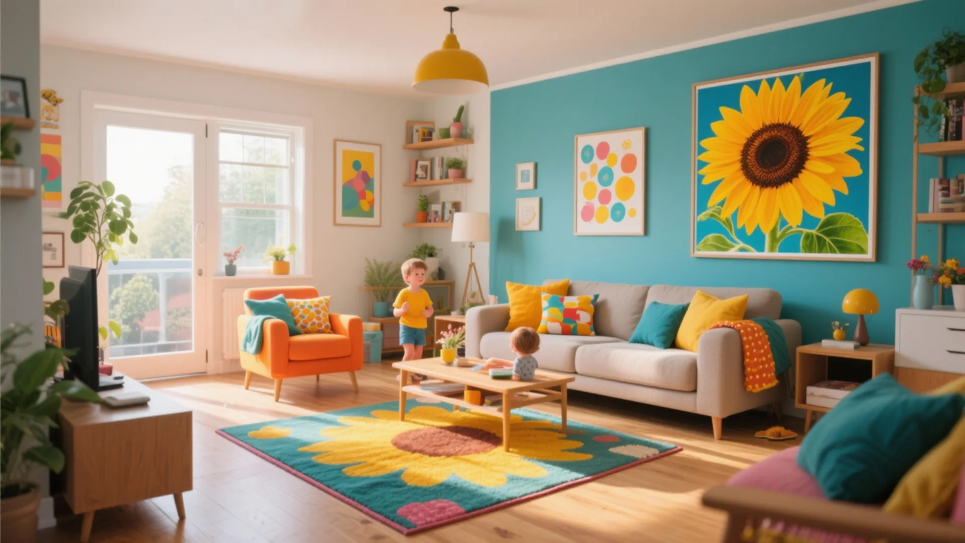 7. Oversized Floral Statement