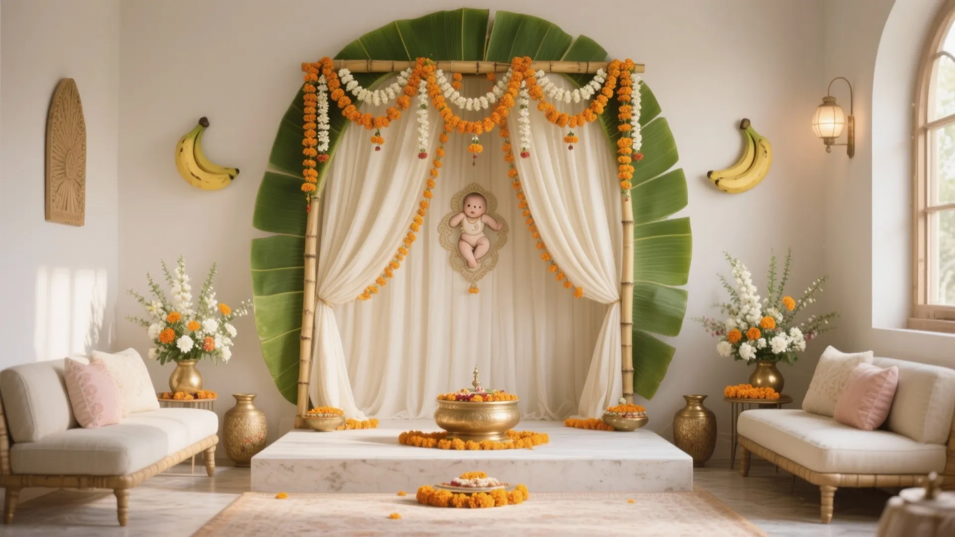 Floral Torans & Statement Backdrops