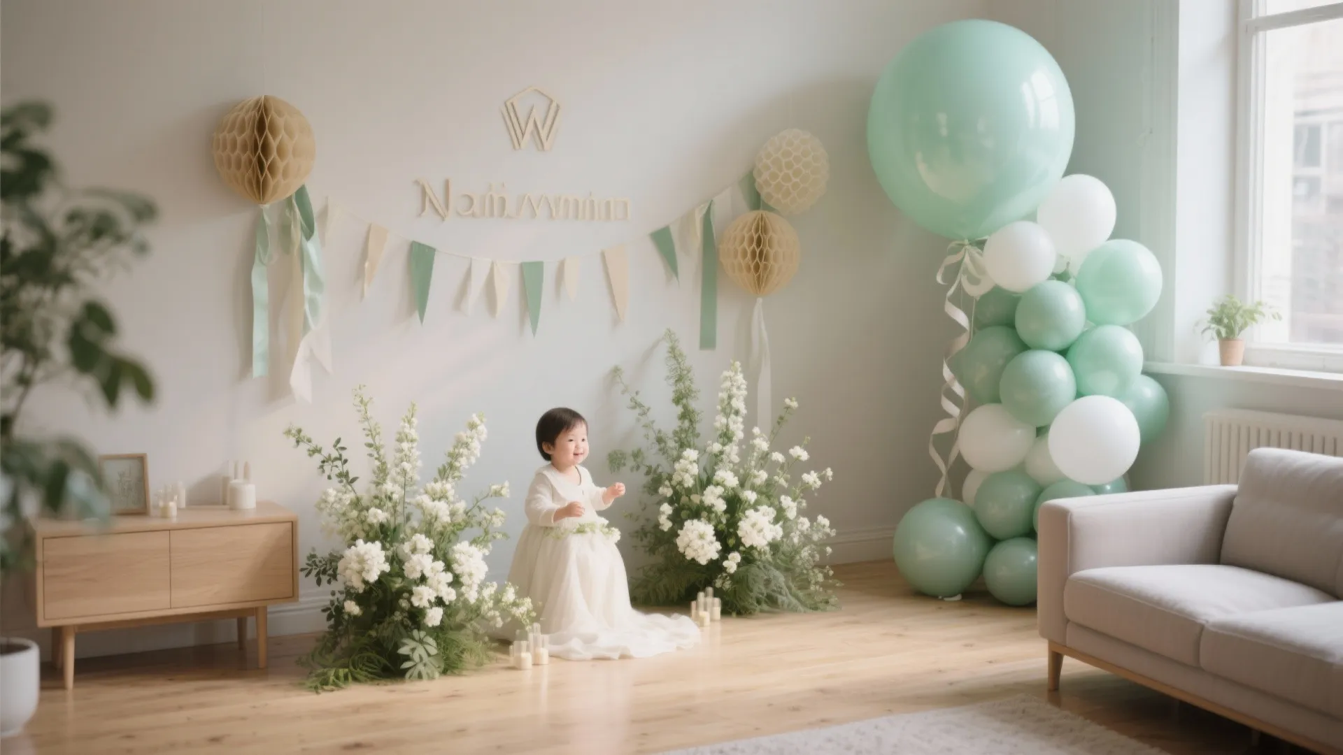 Floral Touches + Balloon Detail (Used Wisely)