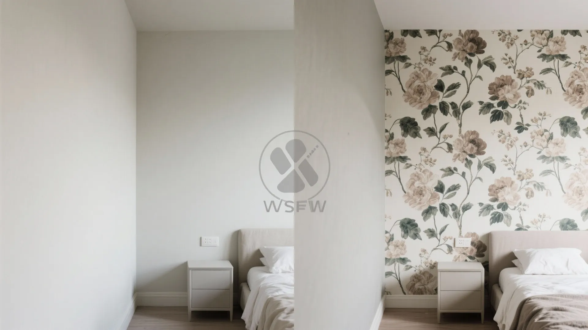 Large-Scale Florals to Visually Expand Width