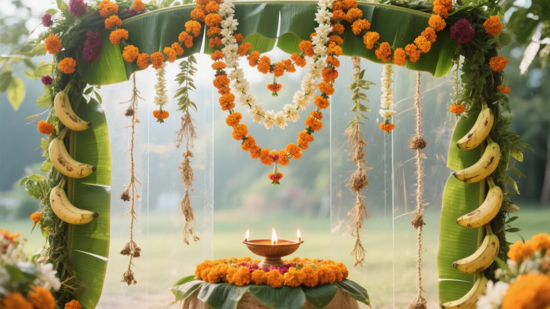 Floral & Biophilic Backdrops with Sustainable Touches