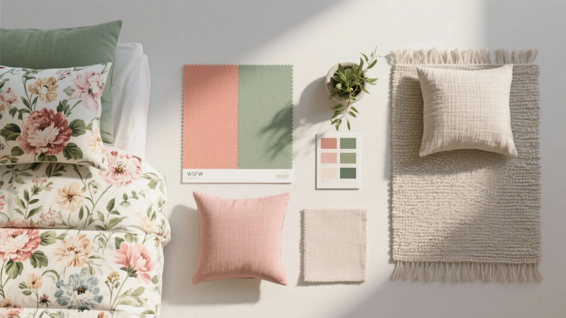 4. Floral Color-Blocking