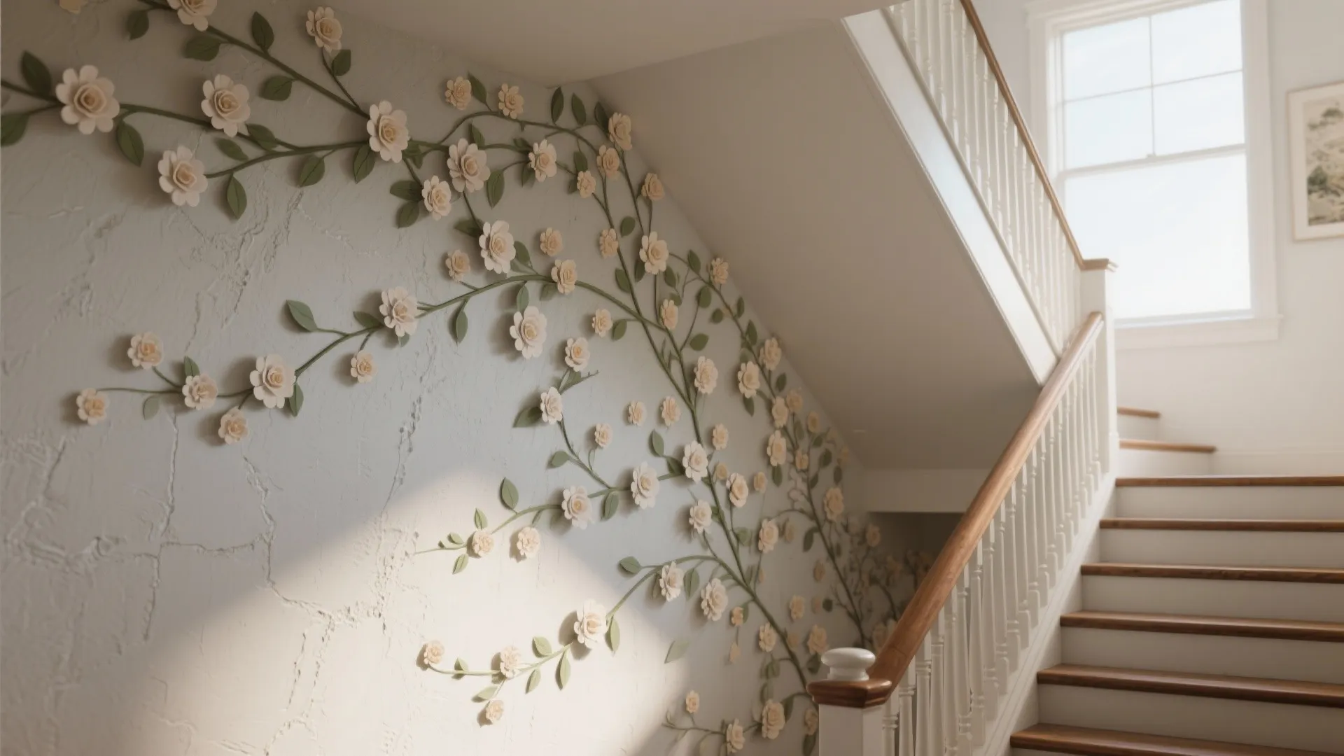 4. Peel-and-Stick Floral Decals