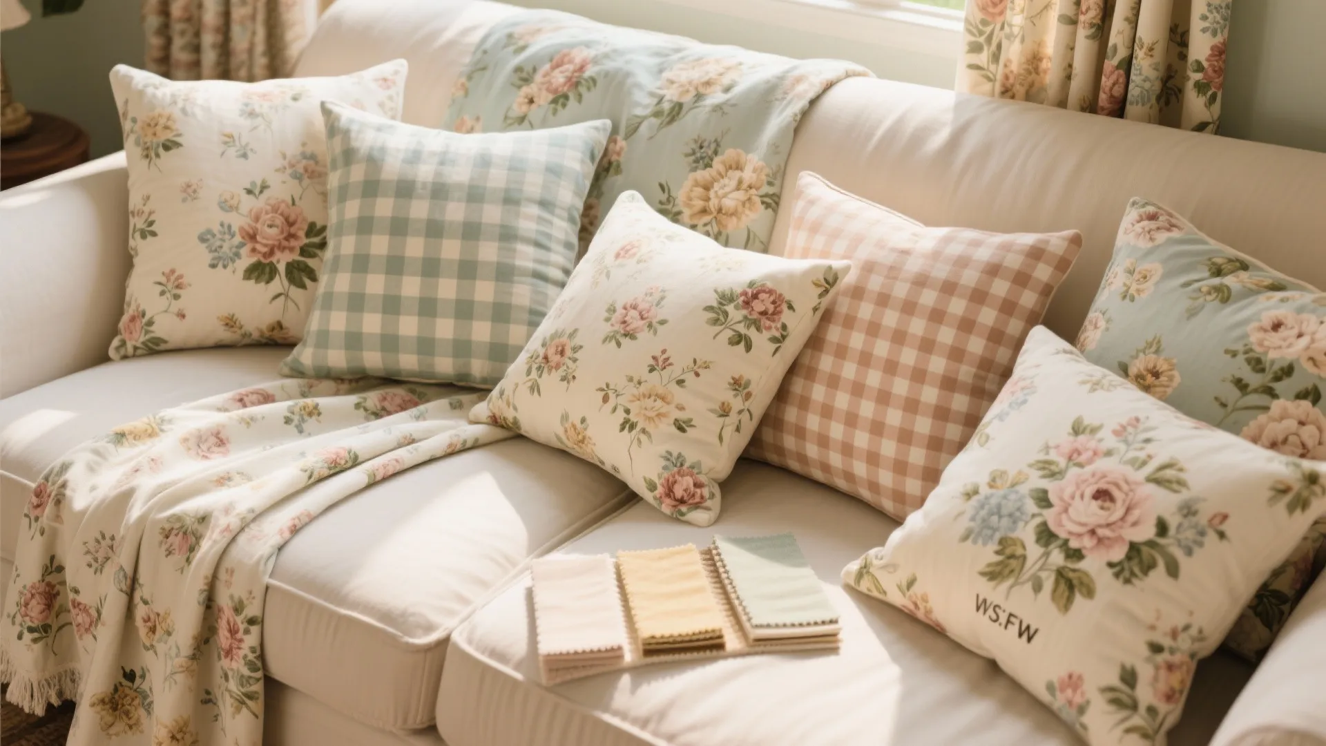 9. Floral & Gingham Patterns