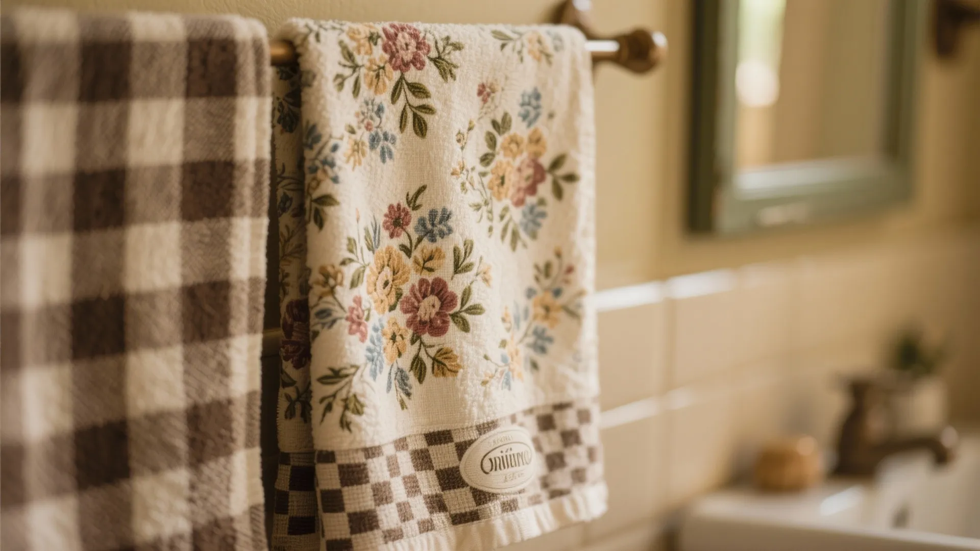 7. Floral or Gingham Textiles