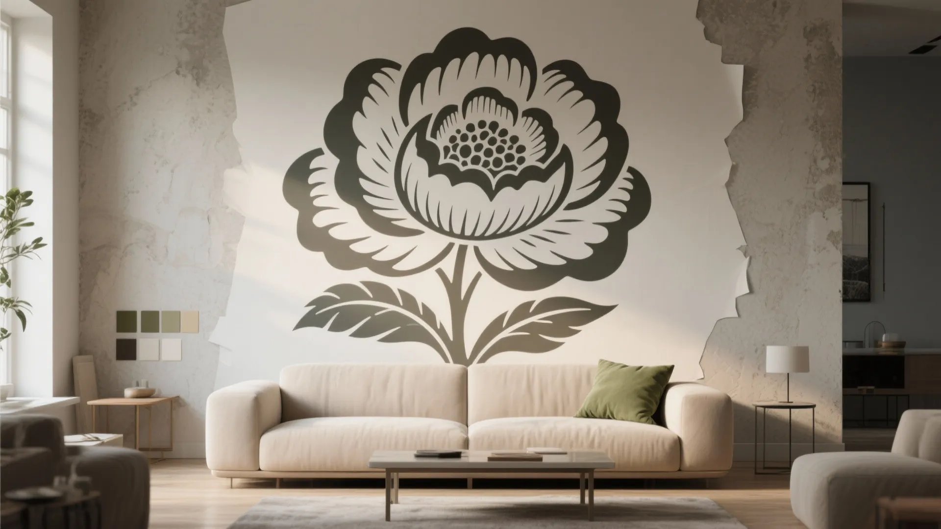 1. Oversized Floral Motifs