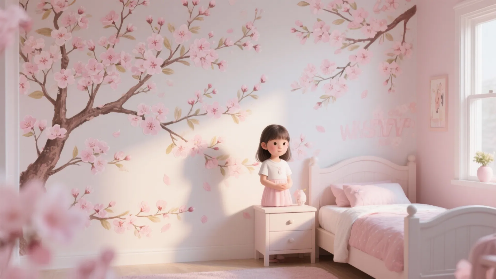 Floral Mural Creativity