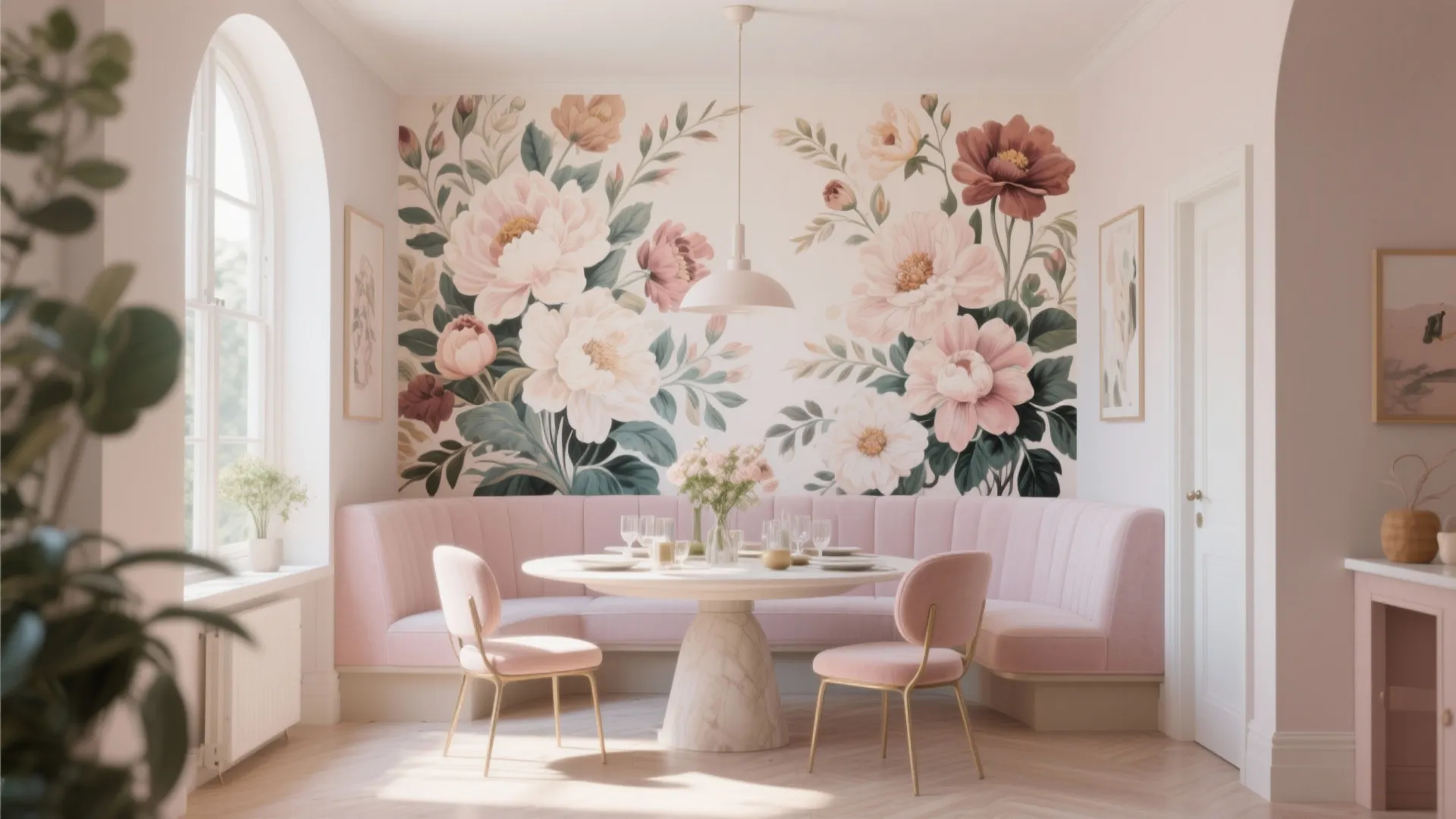 9. Statement Wall Mural