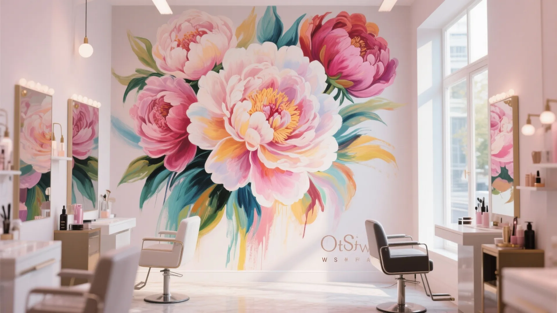 Statement Floral Murals