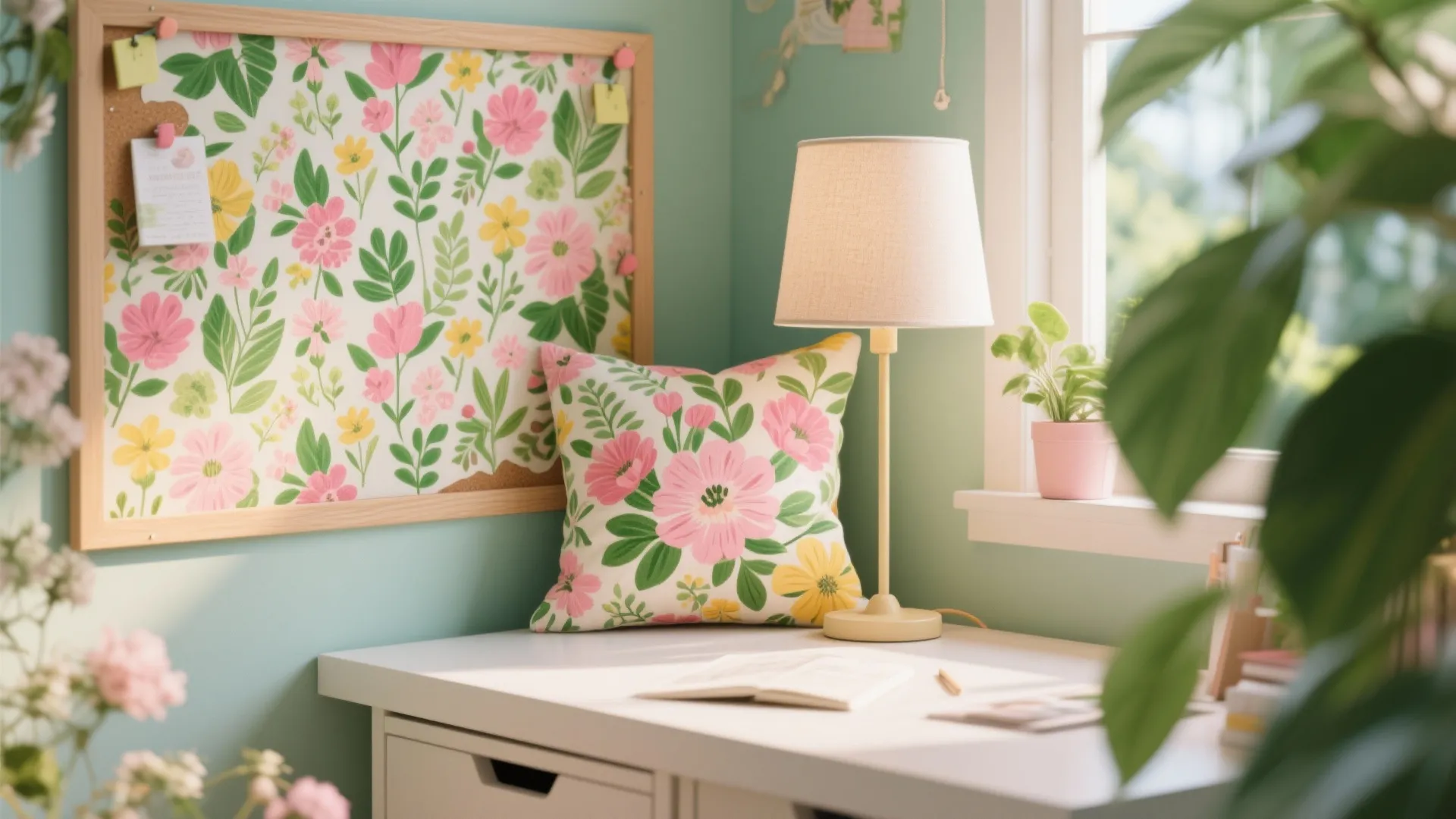 2. Add a Pop of Floral Prints