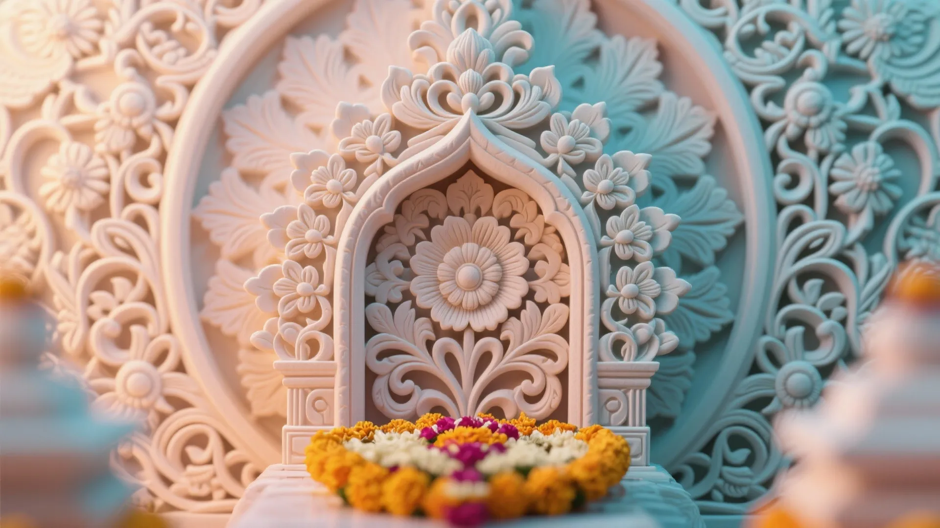 Intricate Floral Patterns in POP