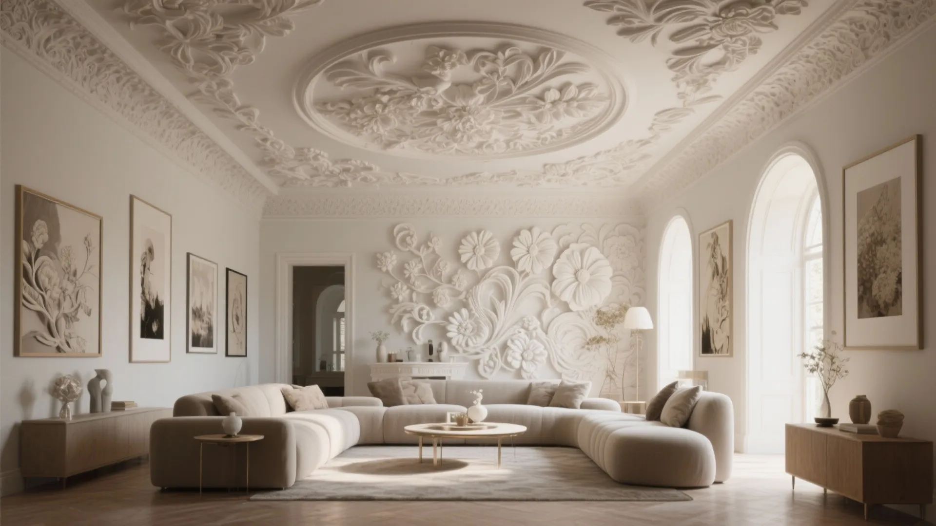 Tip 5: Artistic Murals in Putty