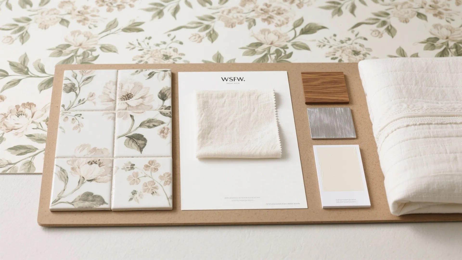 Large-Scale Florals to Visually Expand Width