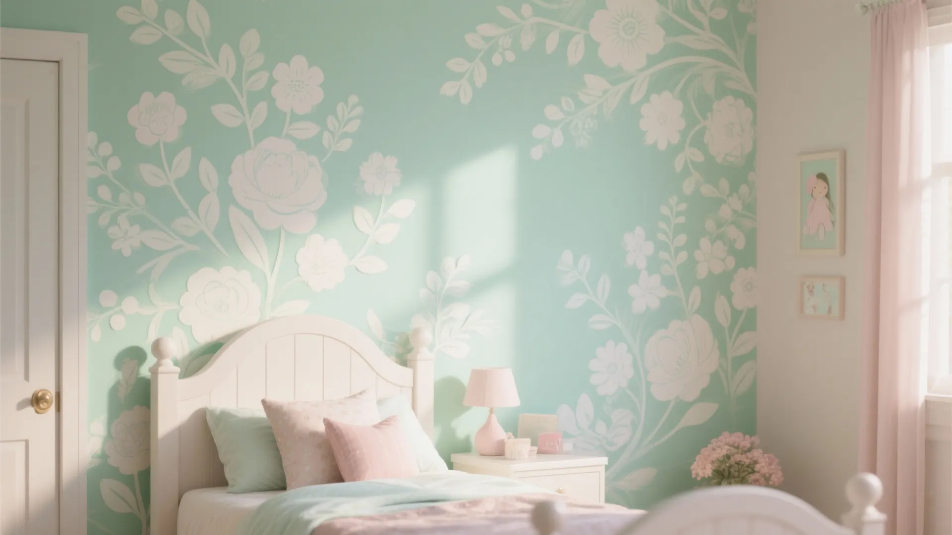 Floral Stencil Pattern