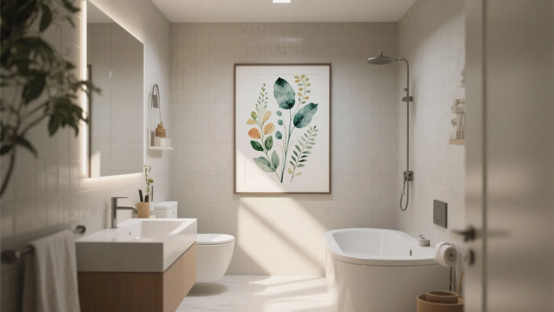 3. Floral wall art for zero-maintenance beauty