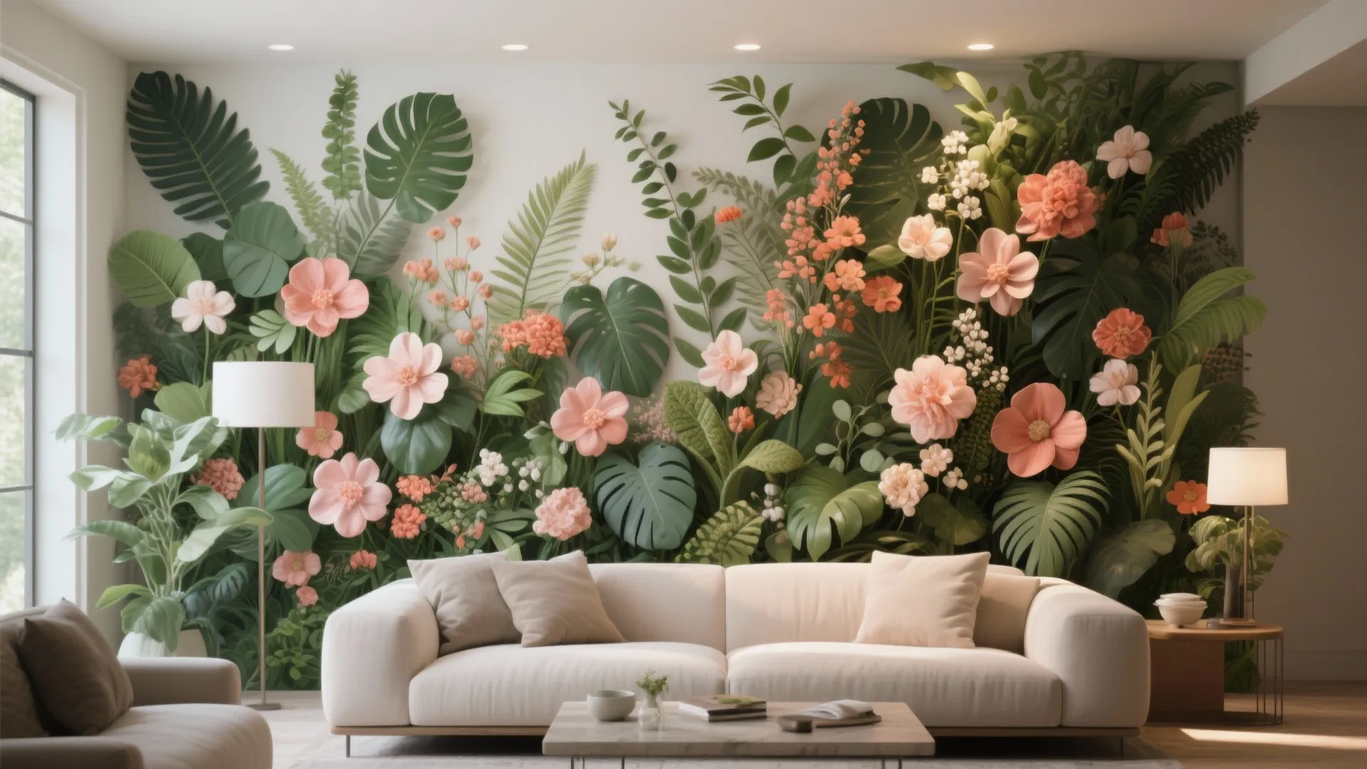 Floral Wall Backdrop DIY: Create a Stunning Feature Wall Easily