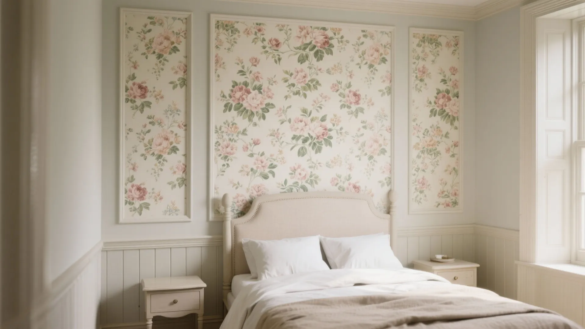 Heritage Floral Wallpaper in Small Doses
