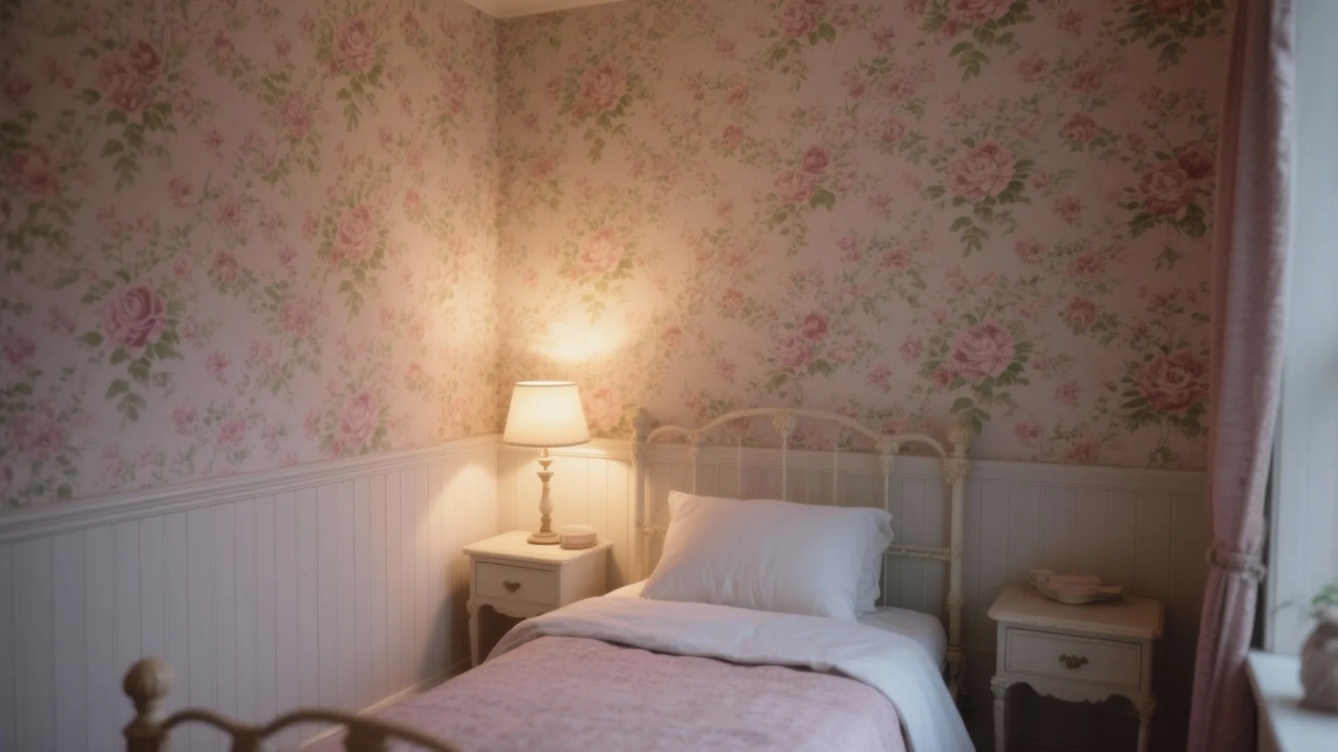 Romantic Floral Wallpaper