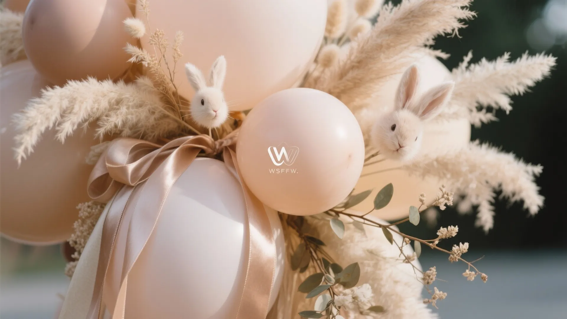 Boho Balloons + Dried Florals Package