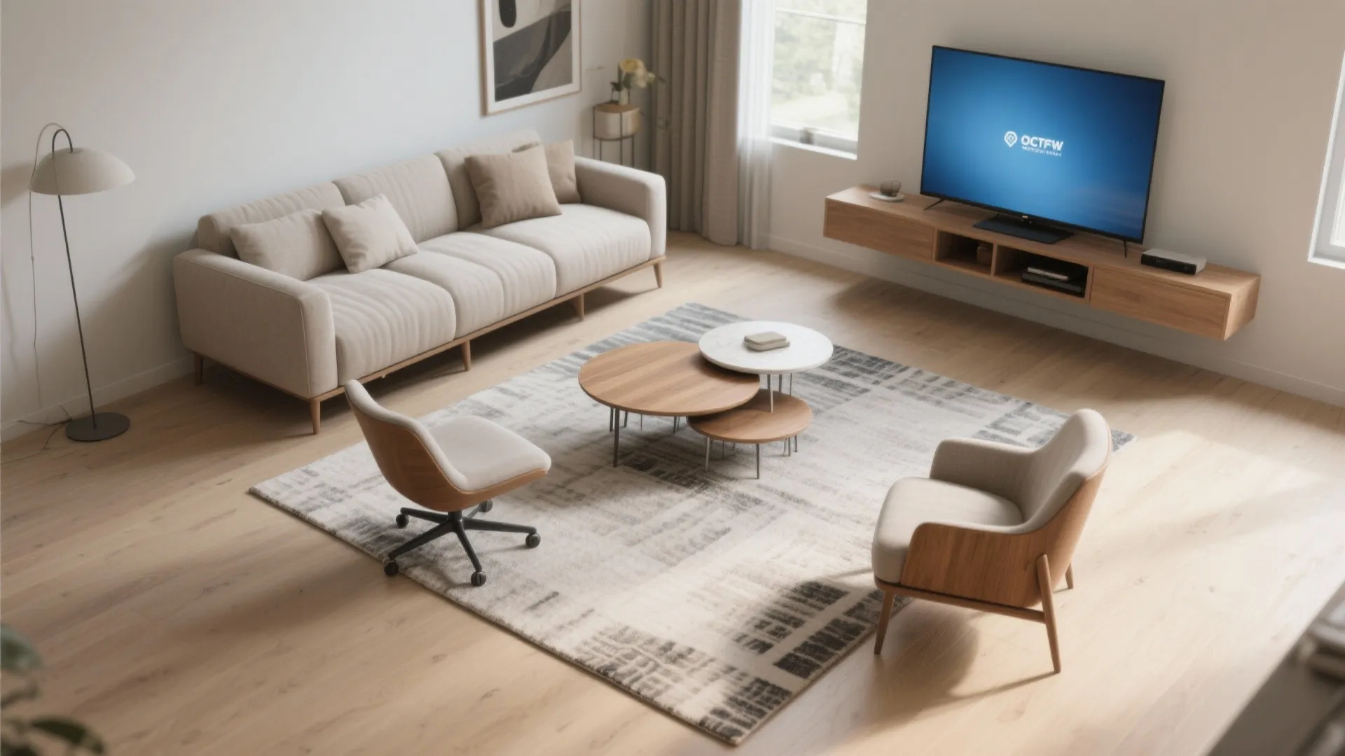 Flow First: Float the Furniture and Choose Compact Pieces