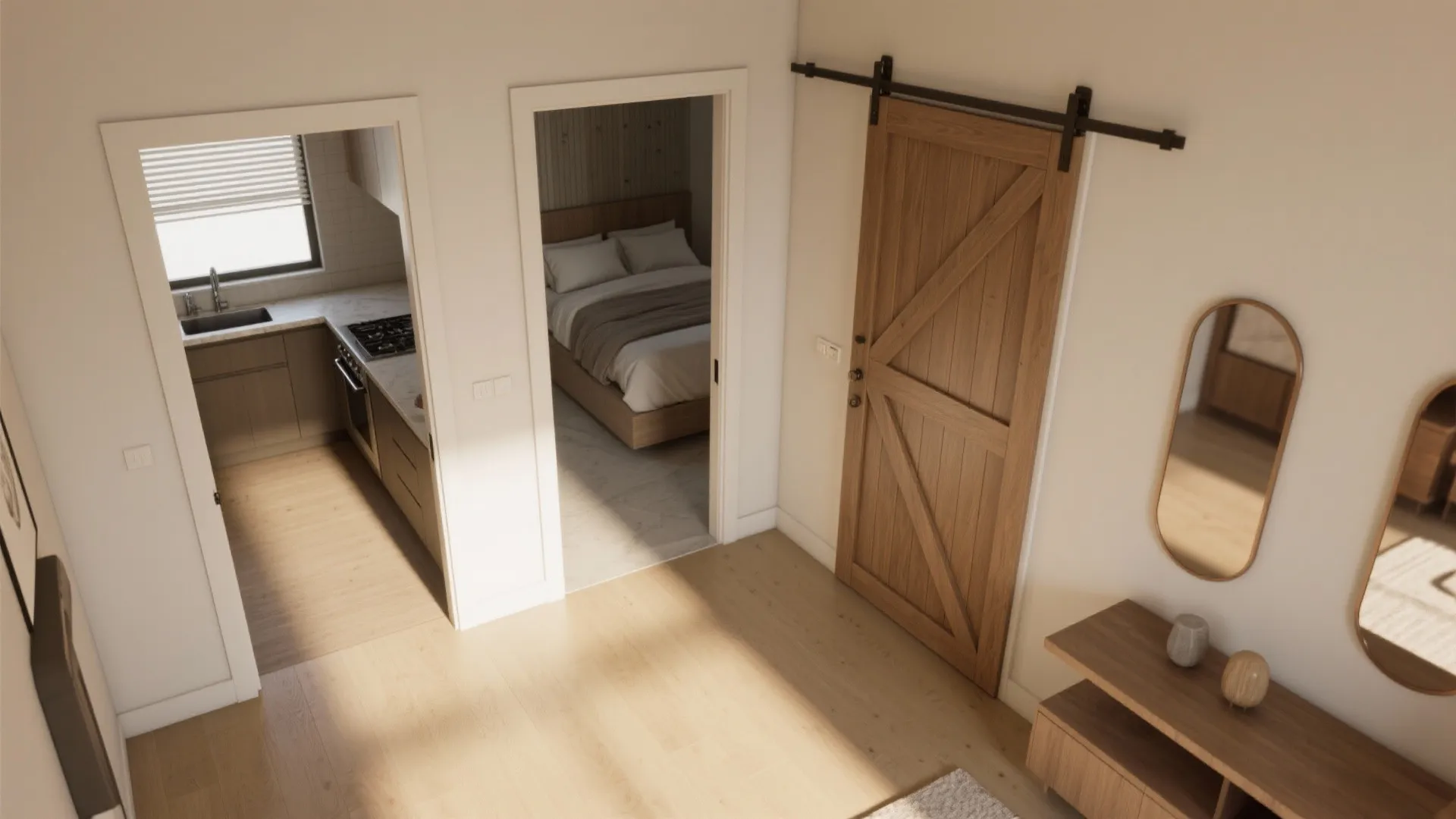 4. Clean Circulation and Smarter Door Swings