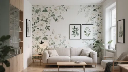 5 Flower Design Wall Ideas for Small Spaces