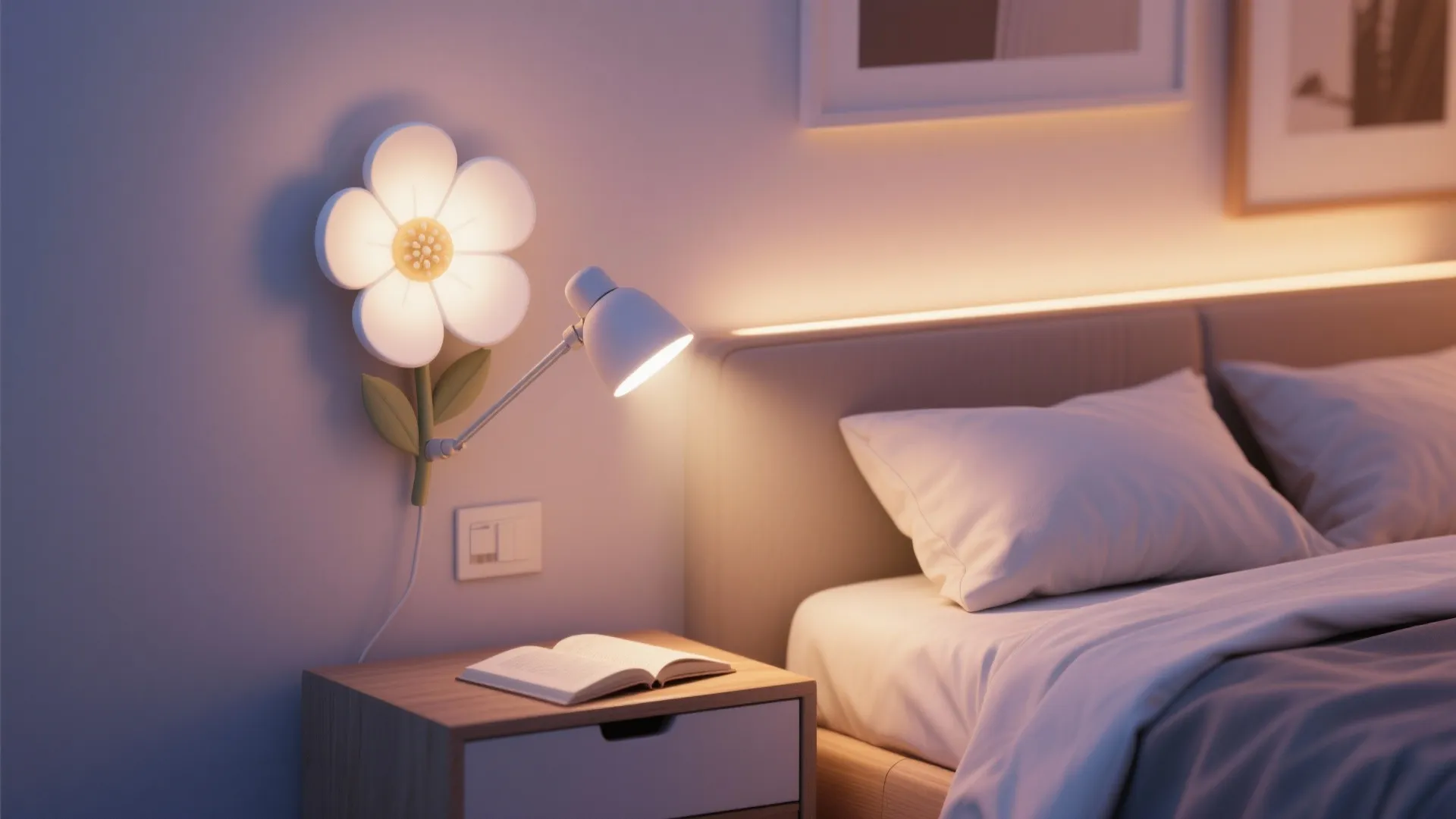 4. Functional Flower Sconces