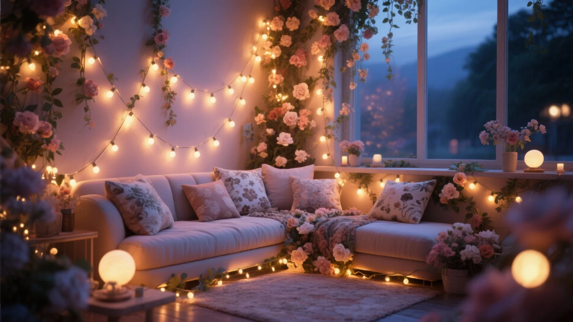 Flower String Lights