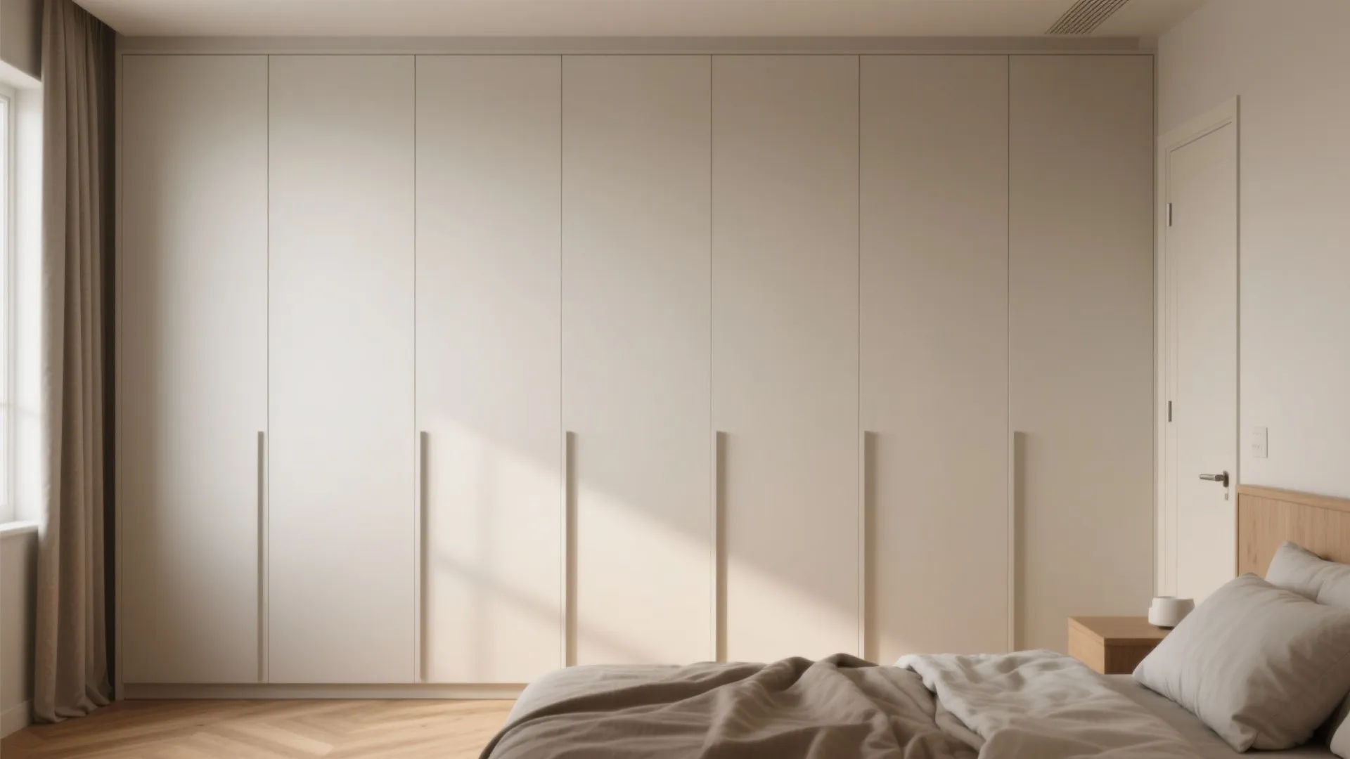Built-in Wardrobes That Merge With the Wall
