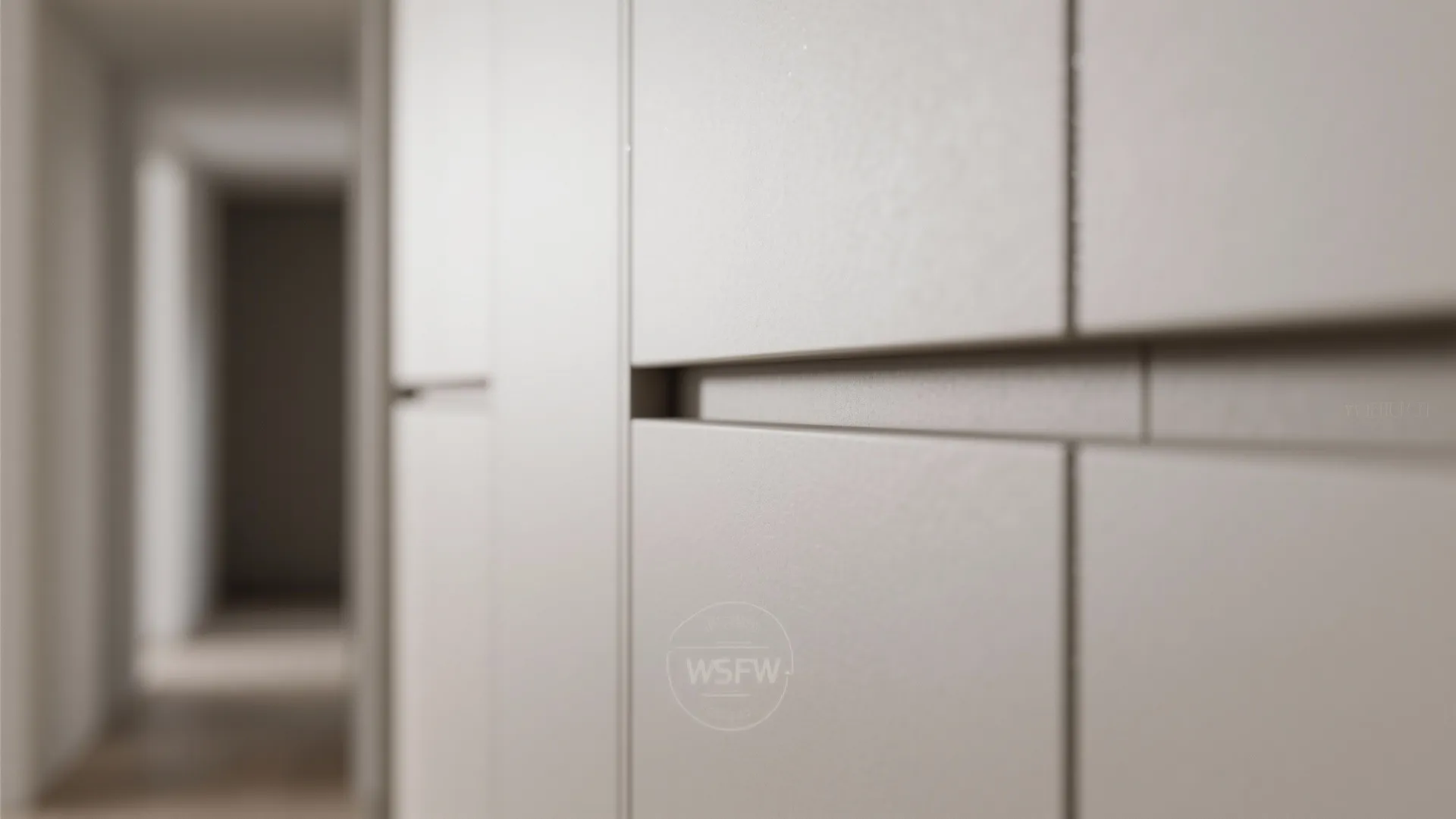 Minimalist Hallway Storage that Disappears