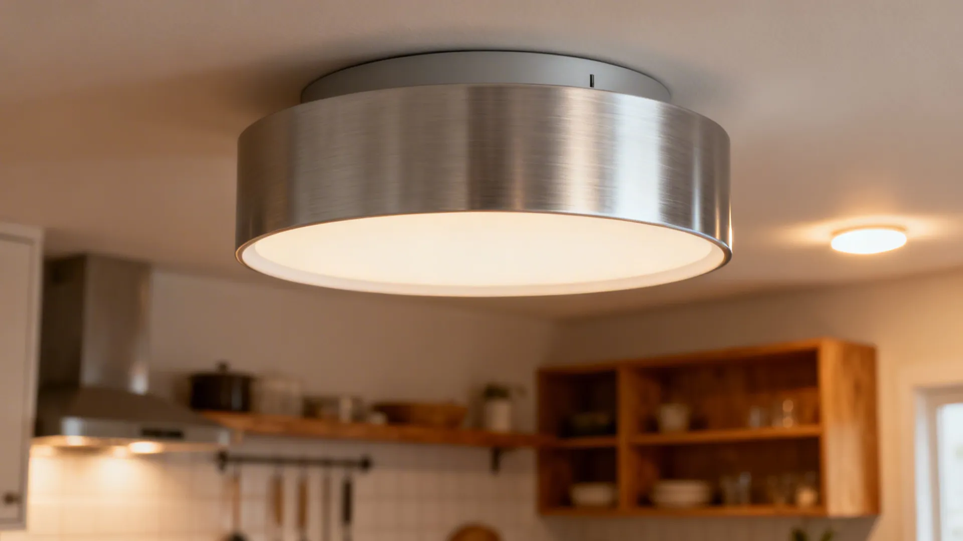 Flush-mount drum with layered dimming