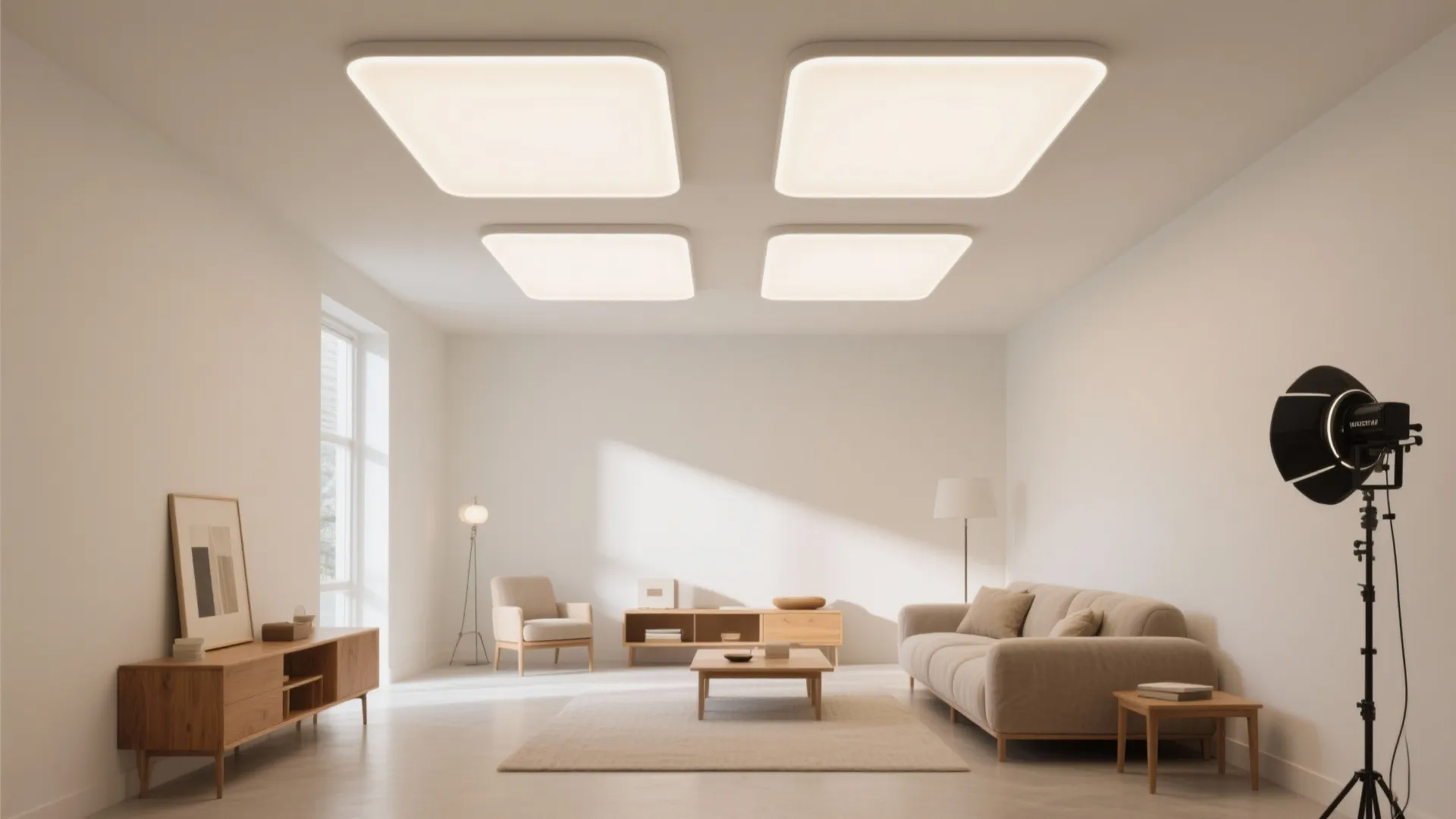 Minimalist Flush-Mount LED Grid