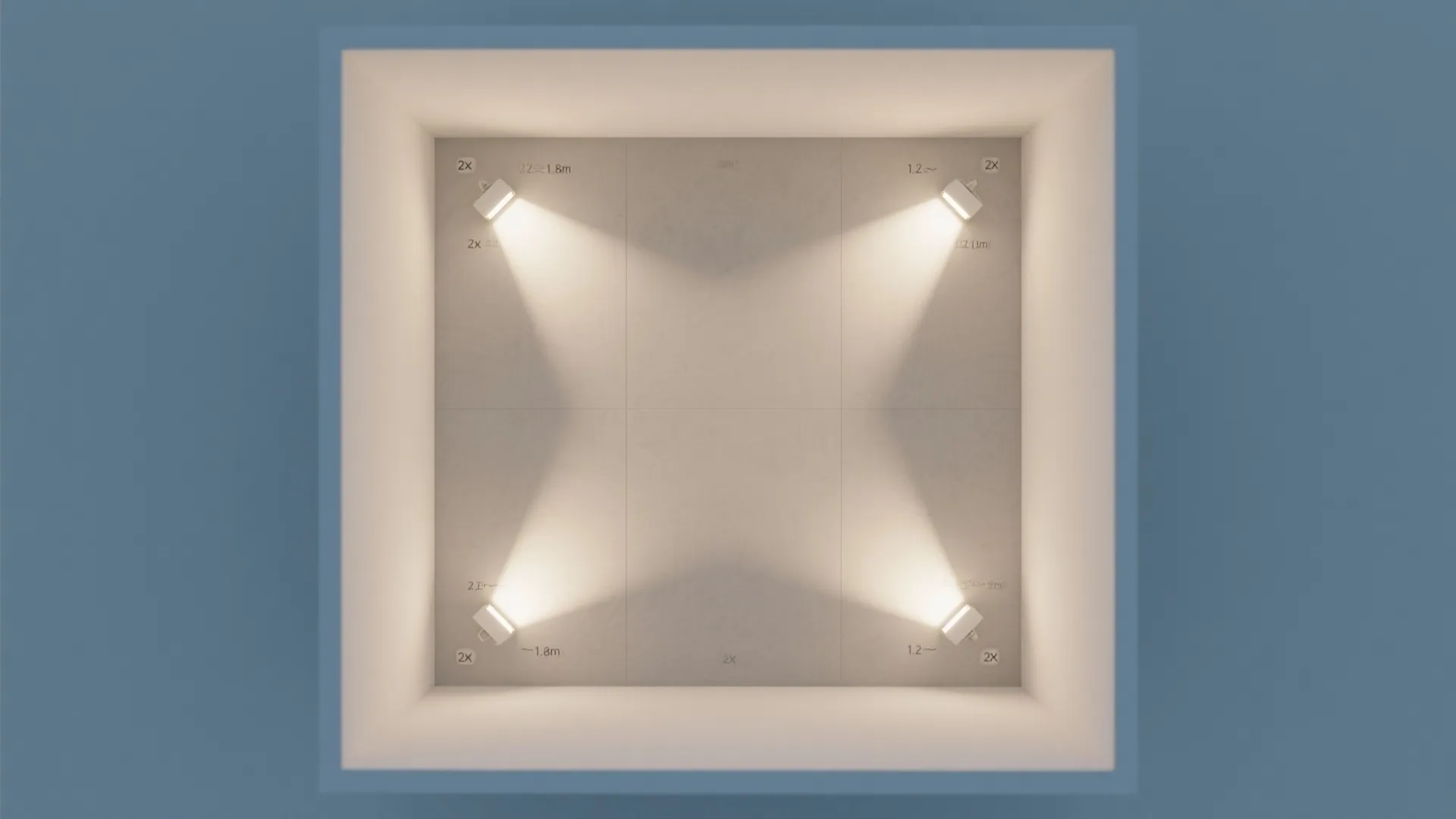 Minimalist Flush-Mount LED Grid