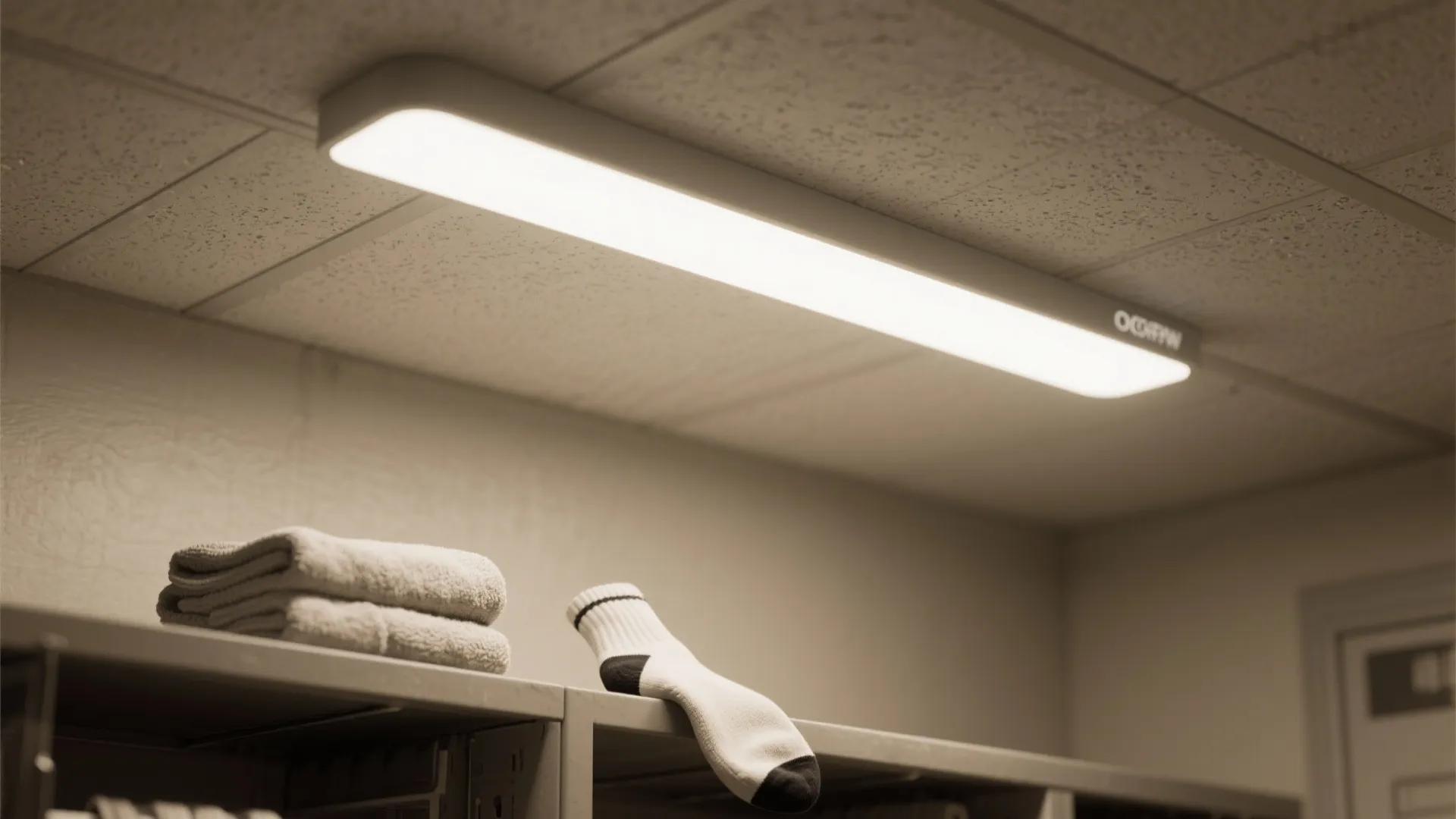 1. Flush-mount LED ceiling light