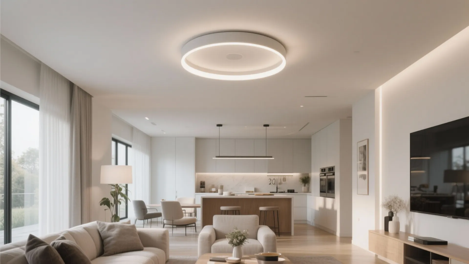 Low-Ceiling Solutions: Flush-Mount LED Chandeliers