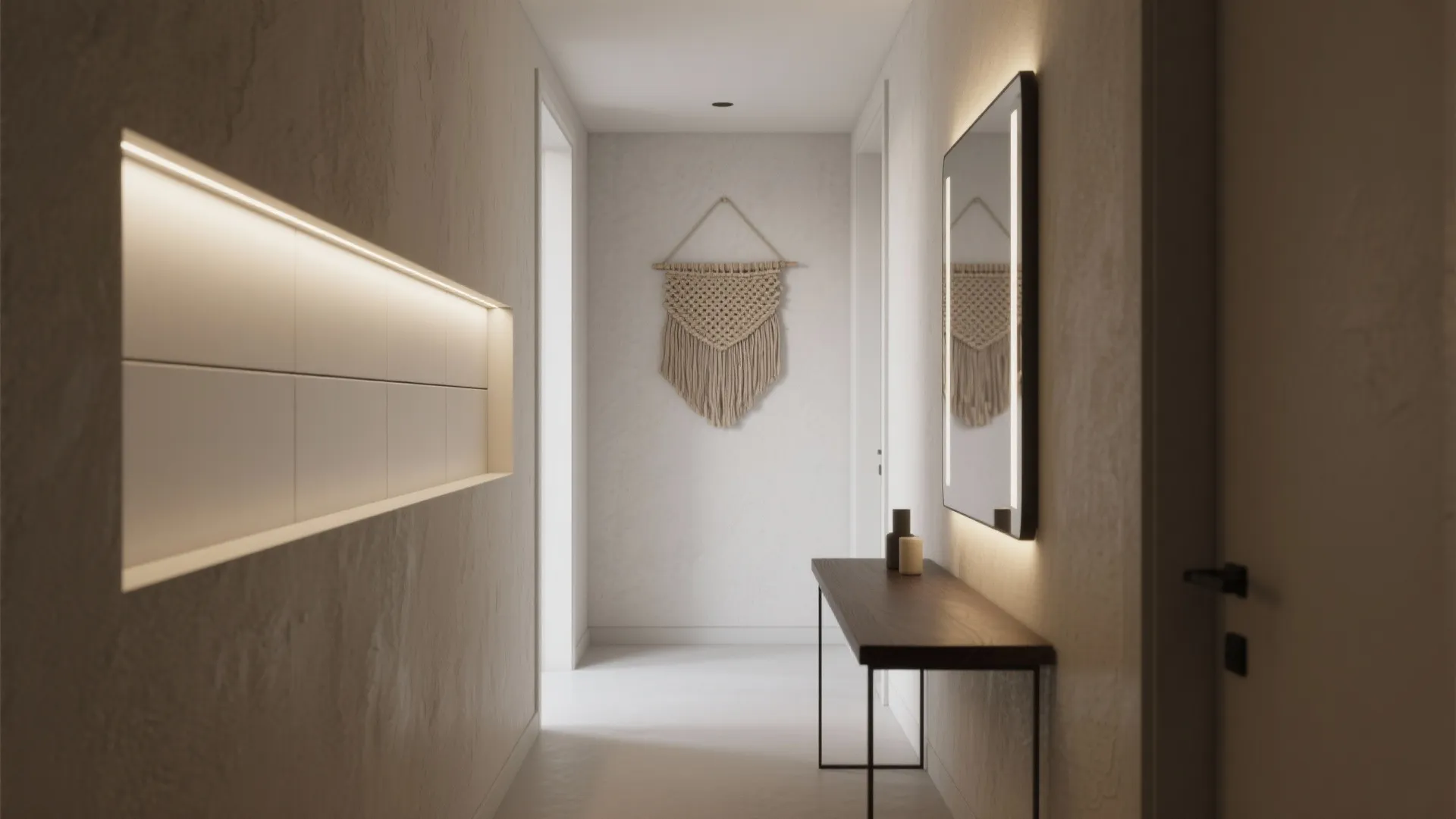 2. Flush-Mount LED Wall Panels for a Sleek Look