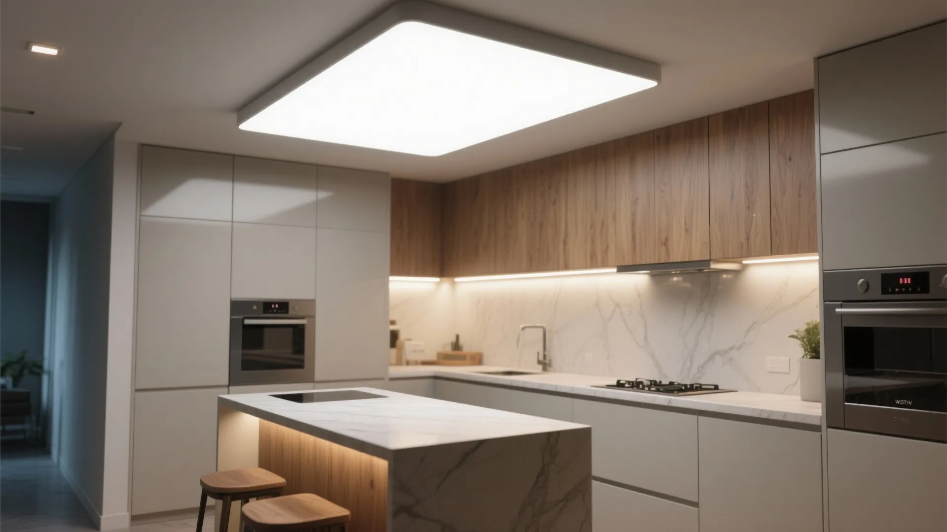 4. Flush-Mounted LED Panels