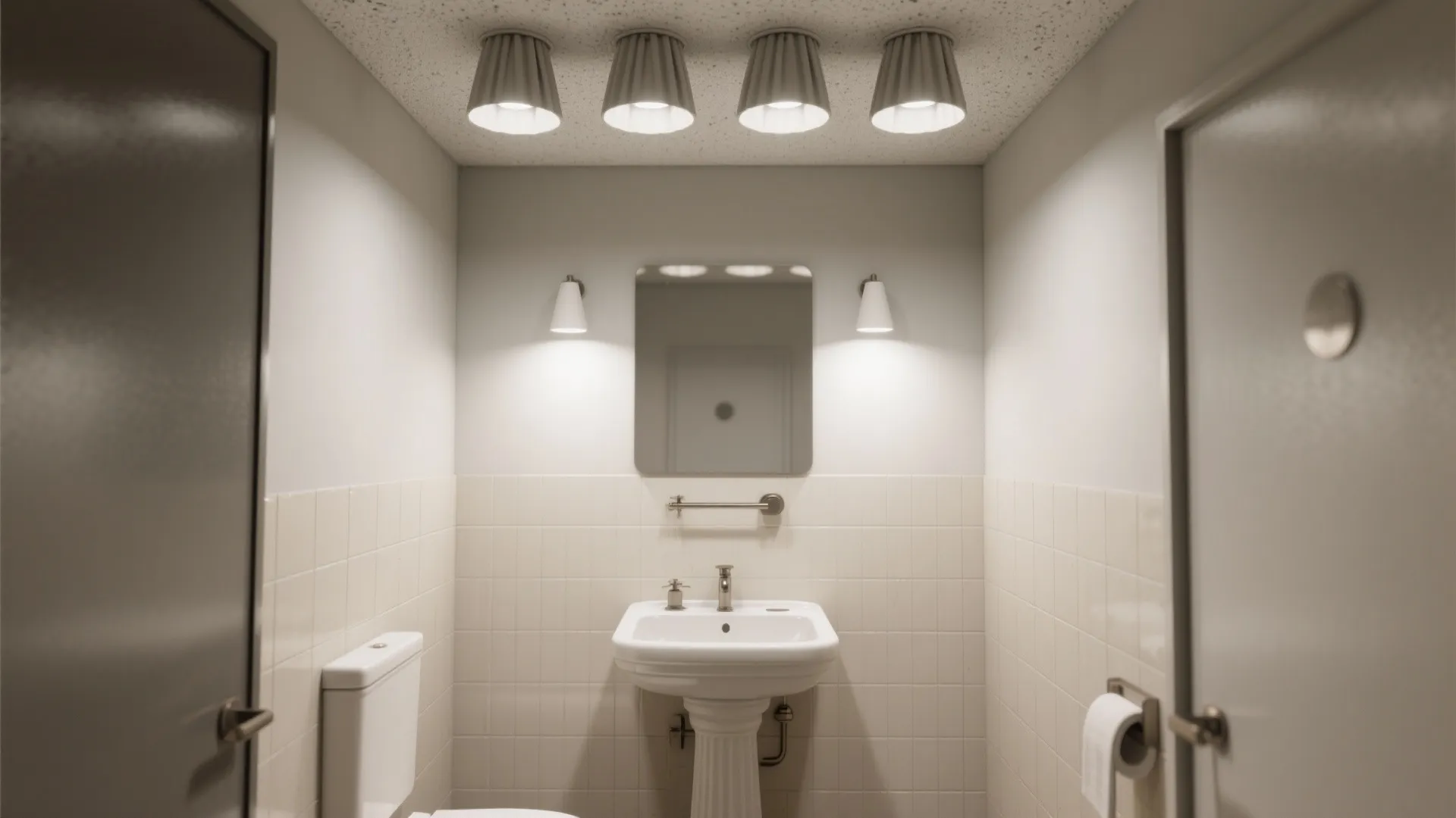 3. Flush-Mount Ceiling Cluster for Low Ceilings