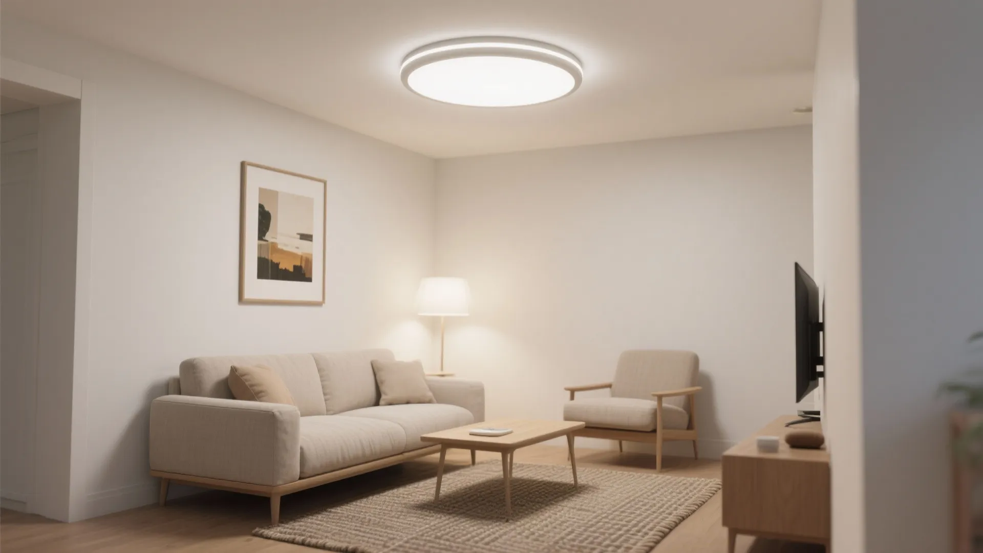 Low-glare flush mounts that feel like daylight