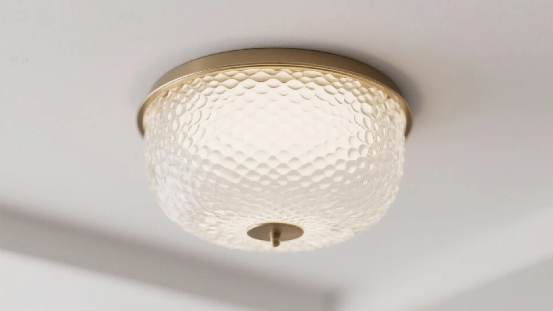 Statement flush mounts for low ceilings