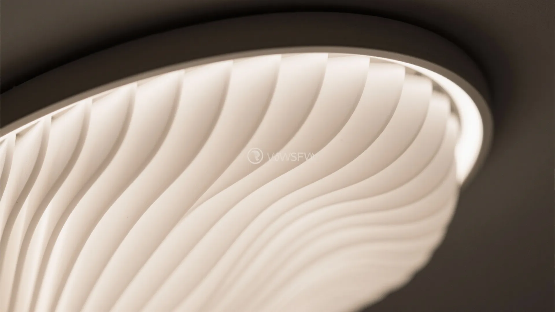 Statement Flush Mounts with Sculptural Diffusers