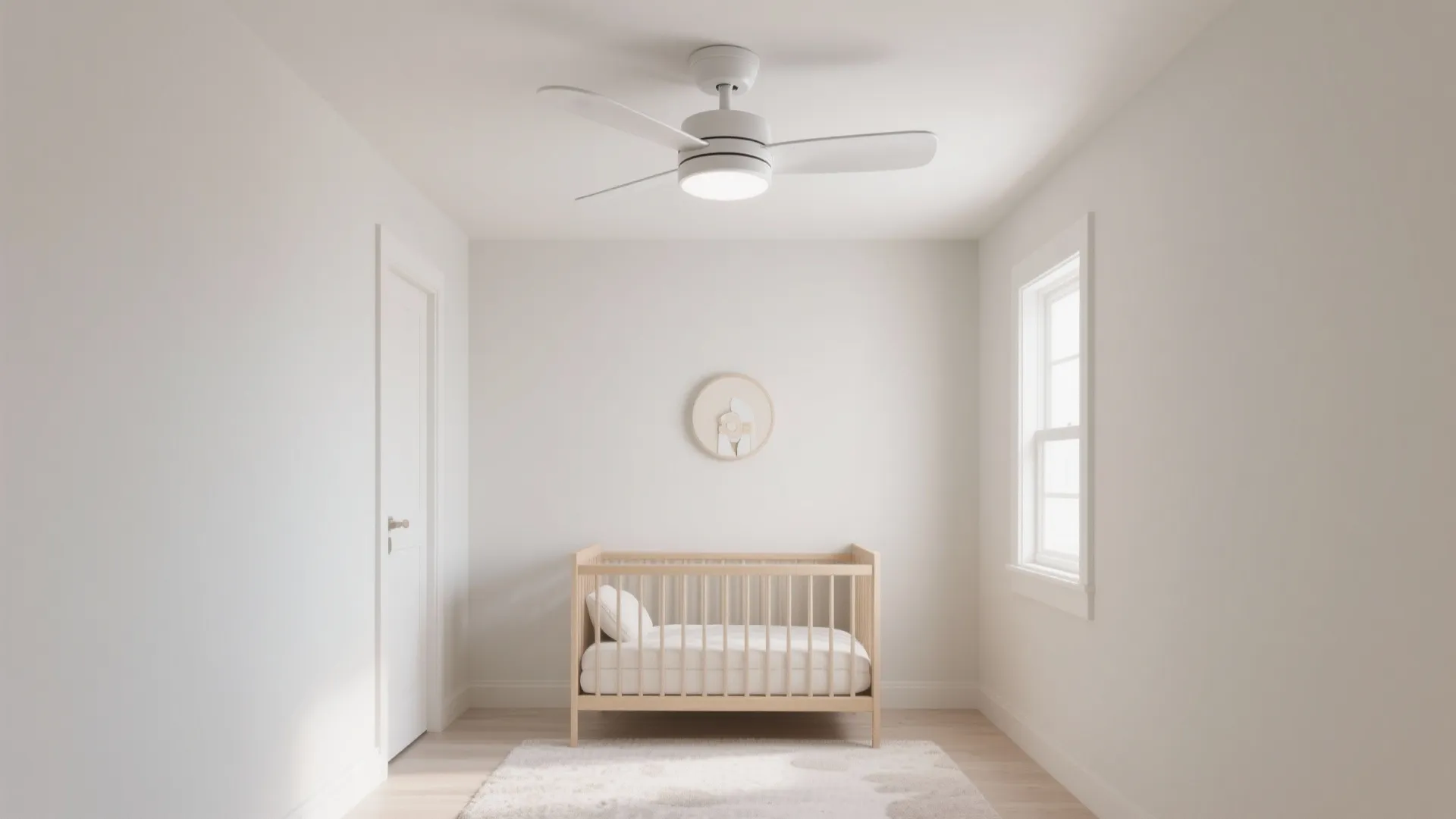 Low-profile (flush-mount) fans for tight ceiling clearances