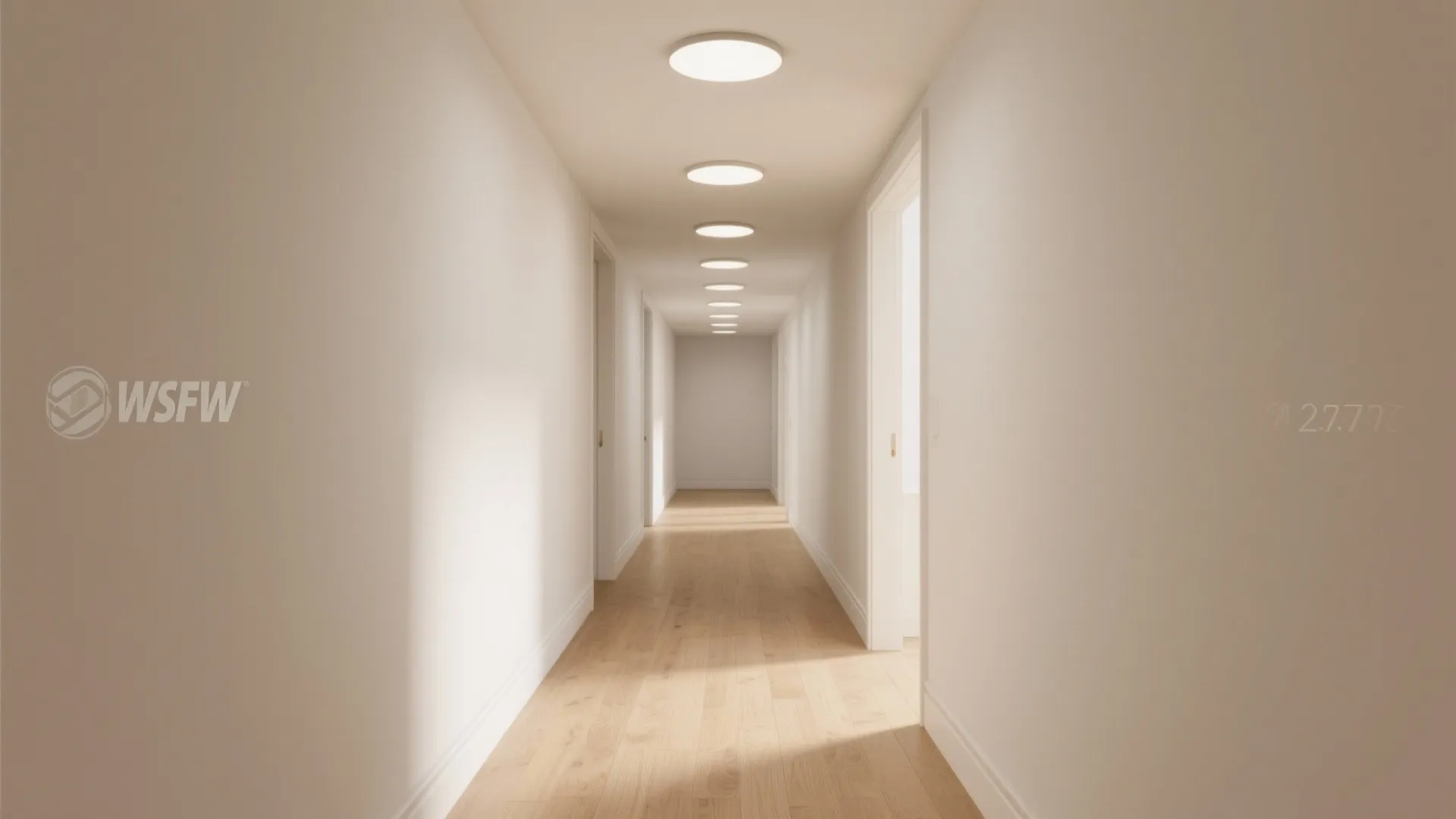 Flush Mount Lighting on a Smooth Ceiling