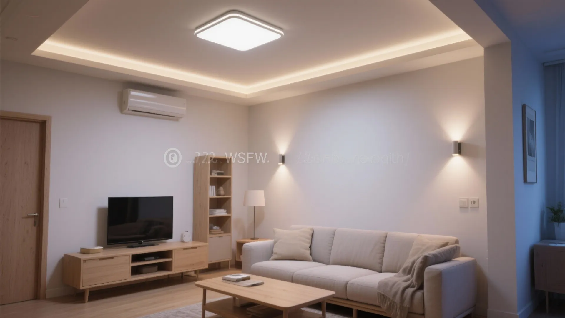 1) Minimalist flush-mount layers