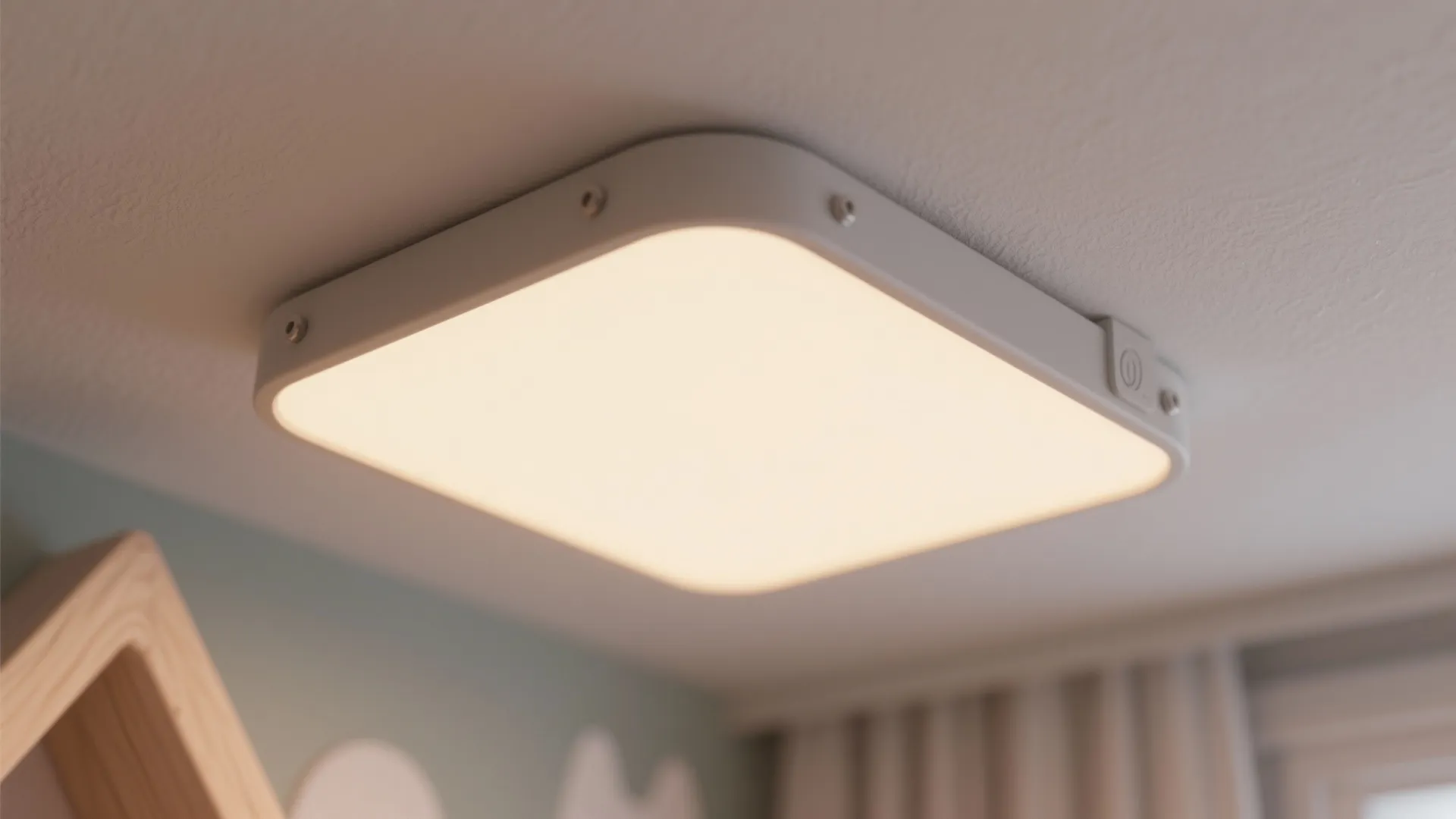 1. Flush-mount LED with dimmable feature