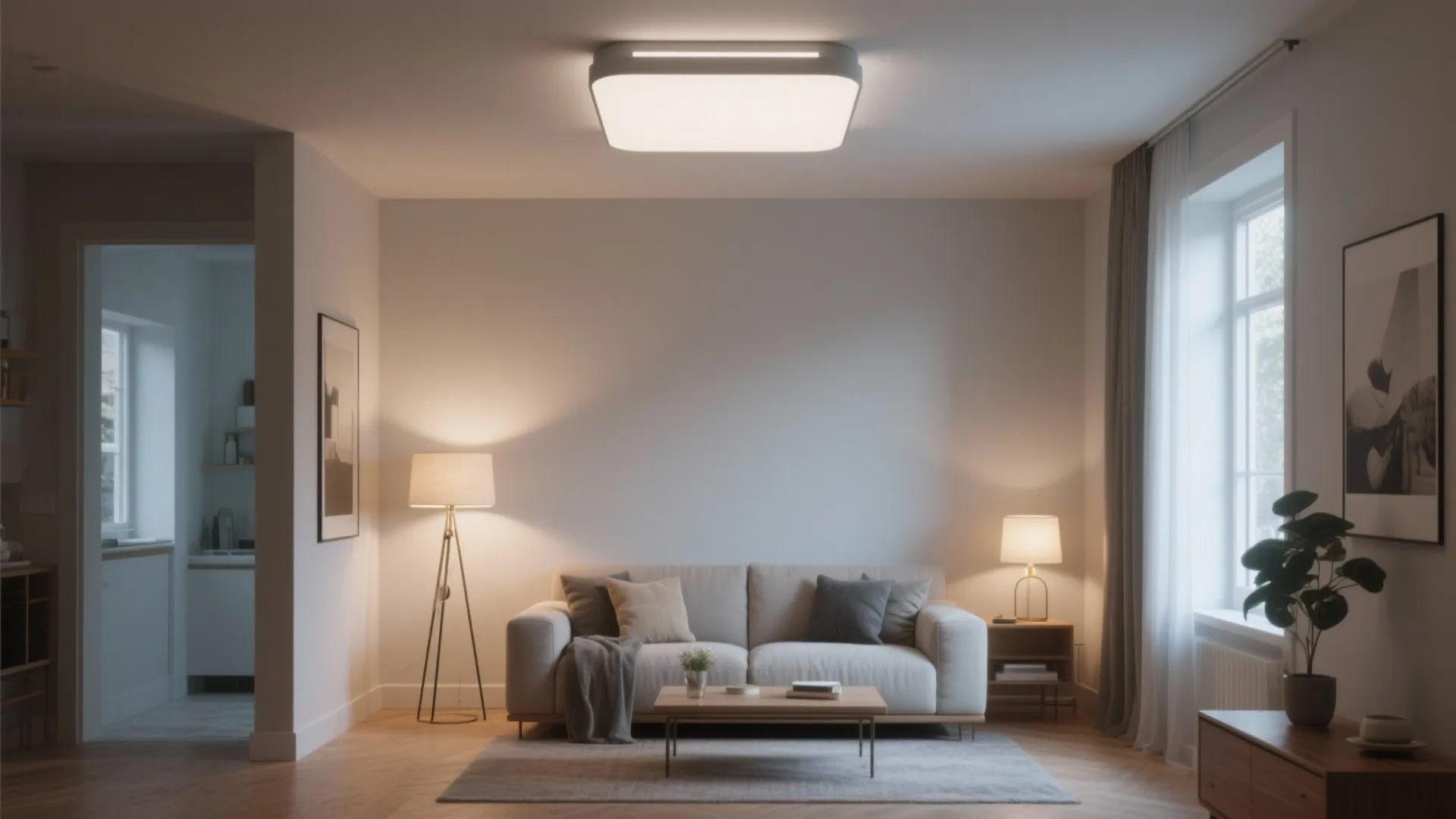 Flush Mount Fixtures for a Streamlined Ceiling